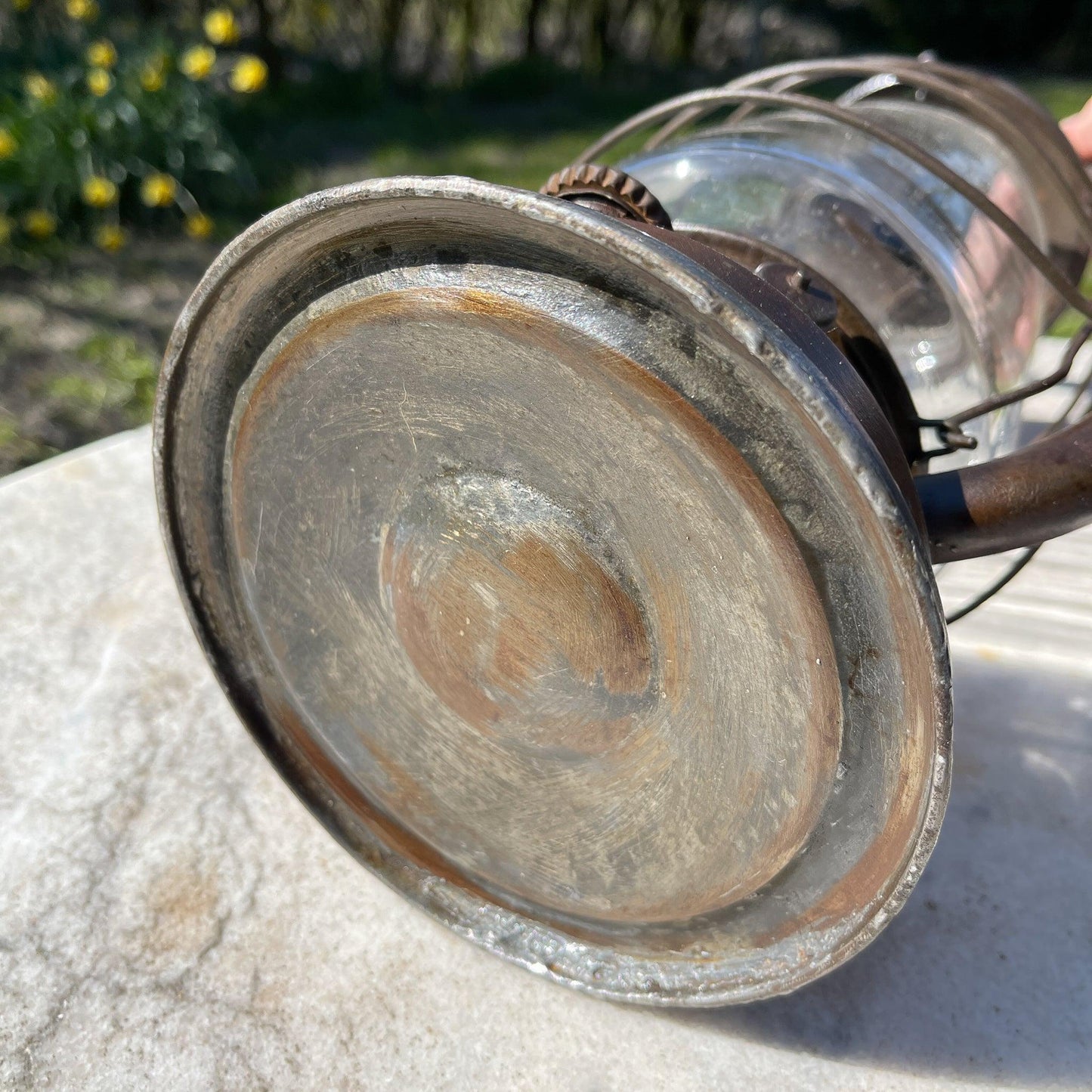 Antieke stormlantaarn Frowo 435 petroleum lamp - Bamestra Curiosa