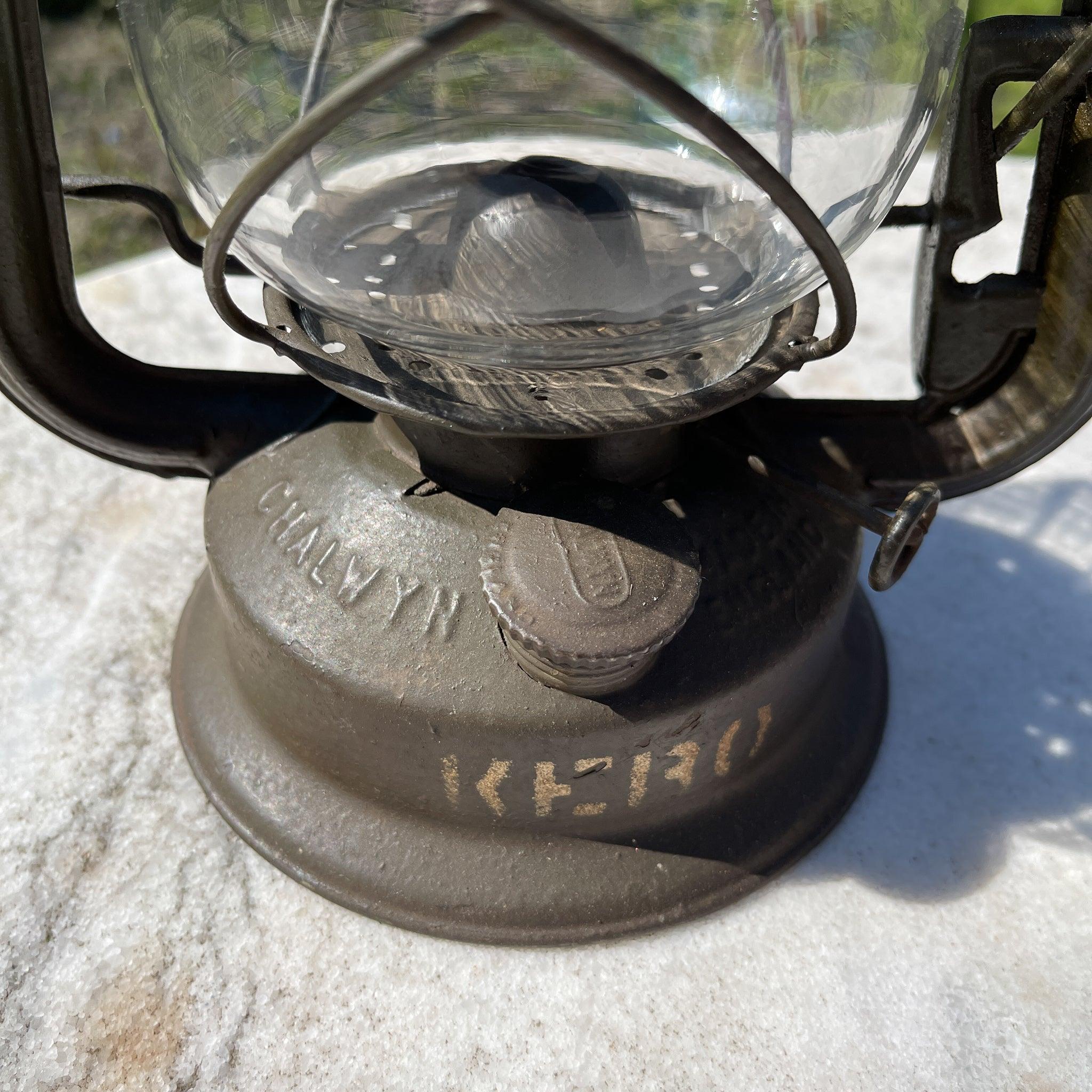 Antieke stormlantaarn petroleum lamp Chalwyn Far East - The Collectionist