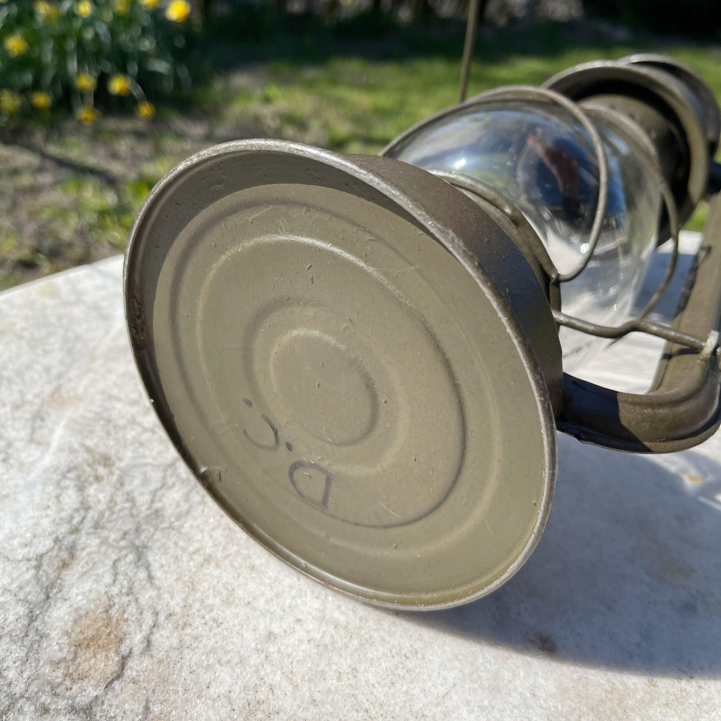 Antieke stormlantaarn petroleum lamp Chalwyn Far East - Bamestra Curiosa