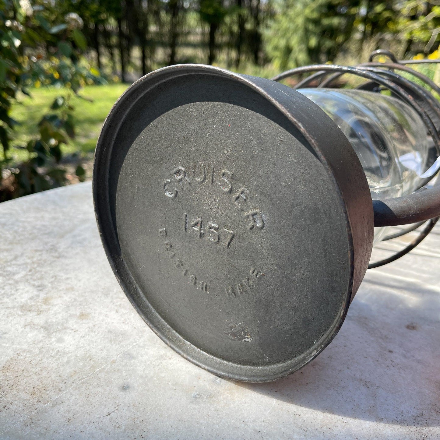 Antieke stormlantaarn Sherwoods Birmingham Cruiser 1457 - Bamestra Curiosa