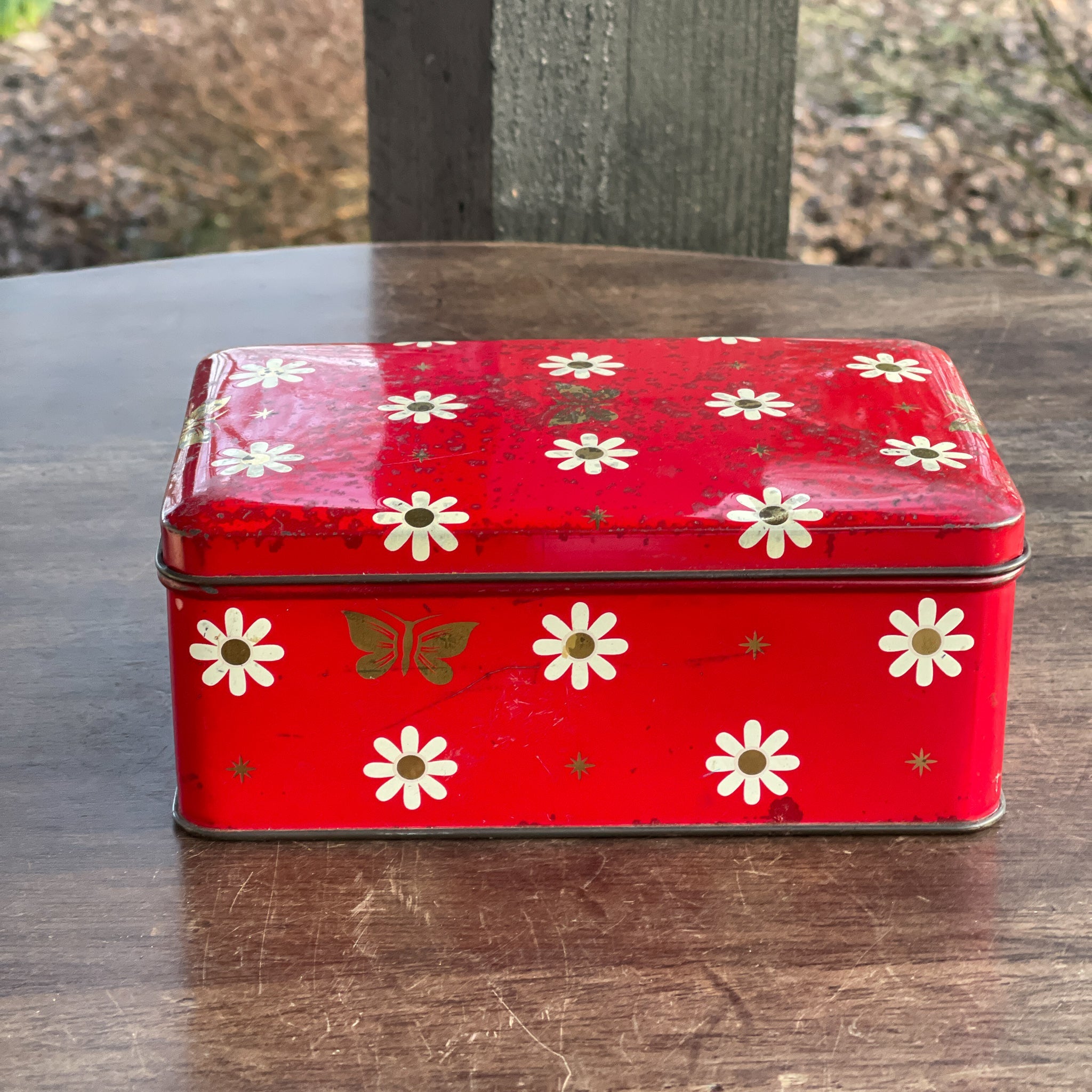 ARK Koekblik Met Vlinders en Margrieten - The Collectionist