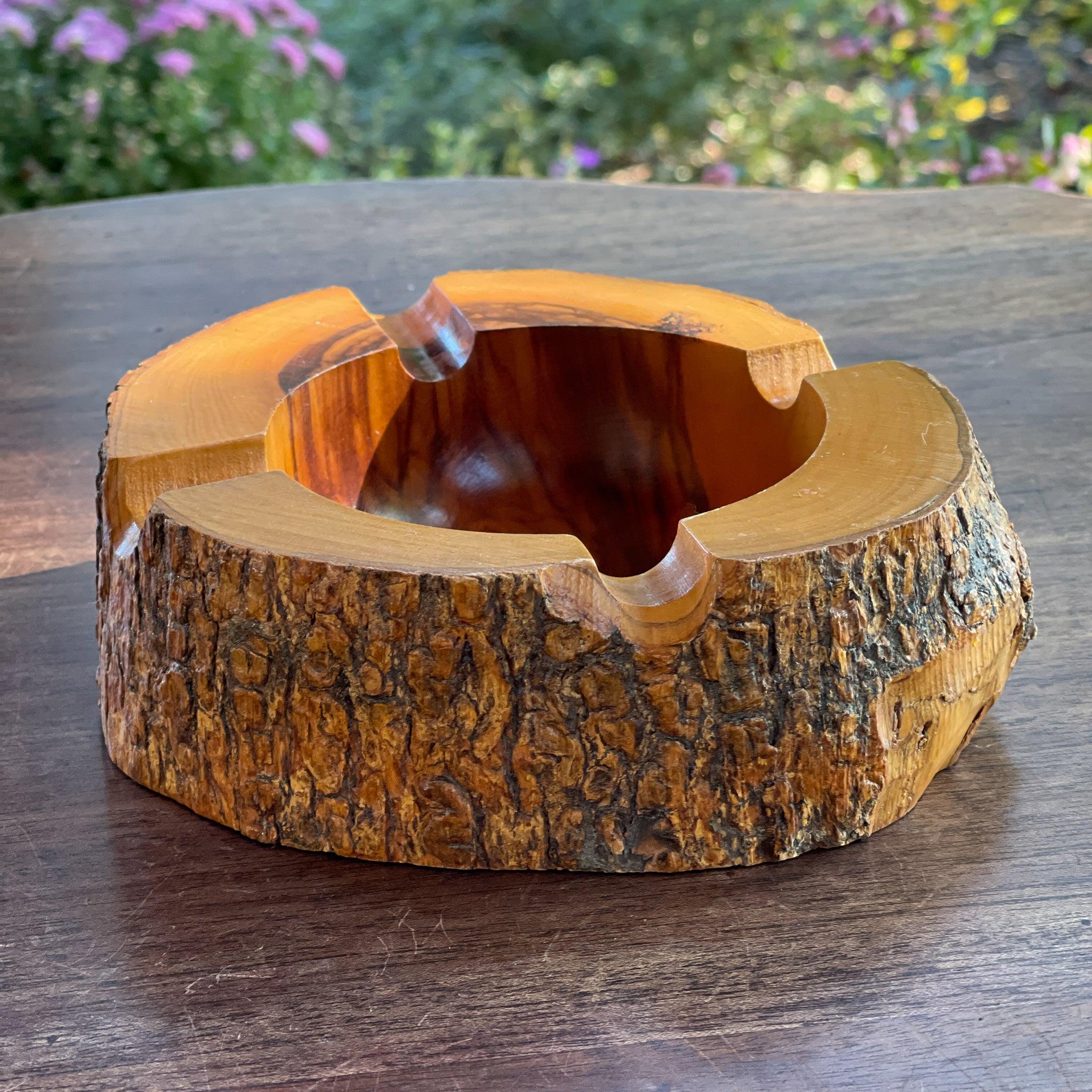 Asbak gemaakt van zeldzaam Ziricote hout - The Collectionist