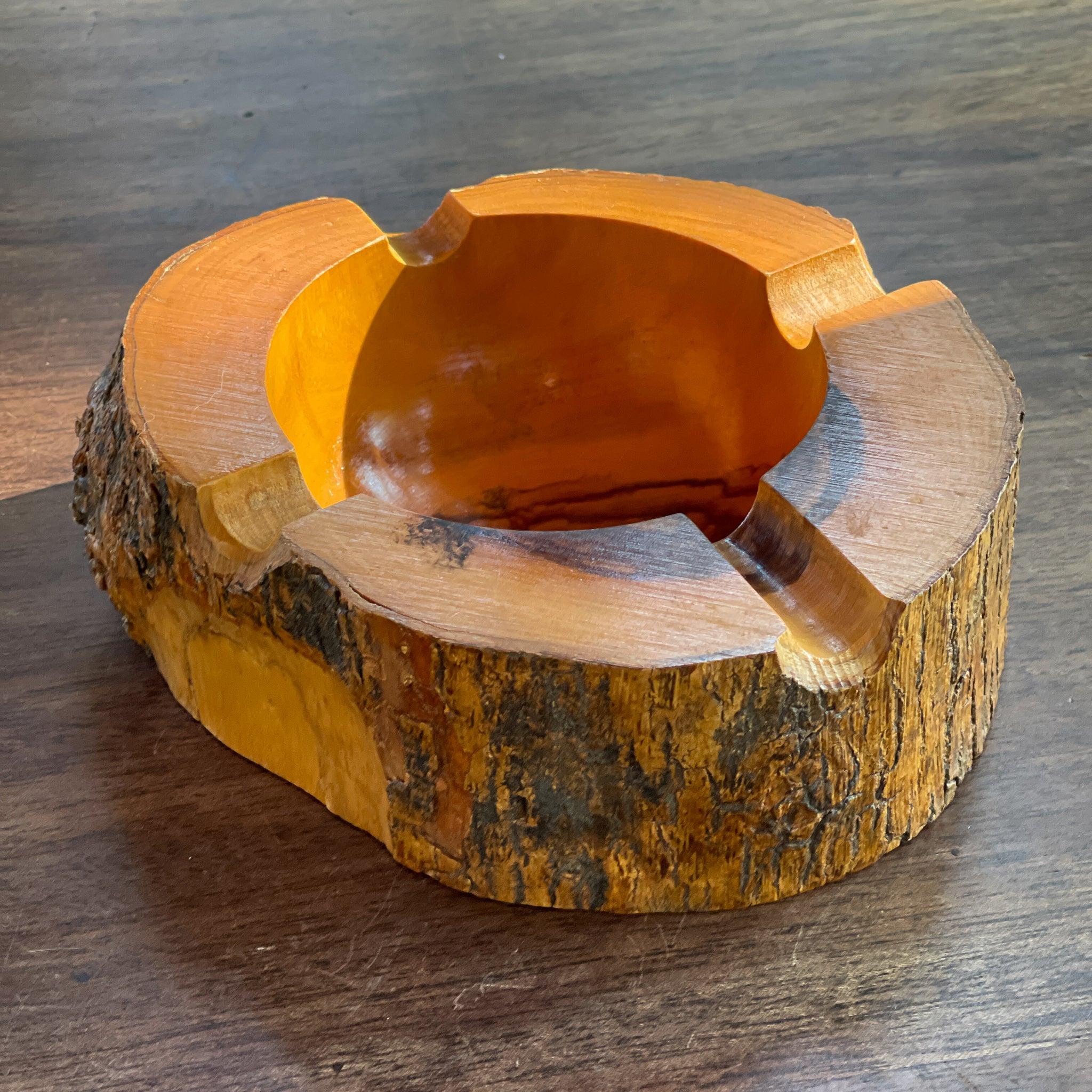 Asbak gemaakt van zeldzaam Ziricote hout - The Collectionist