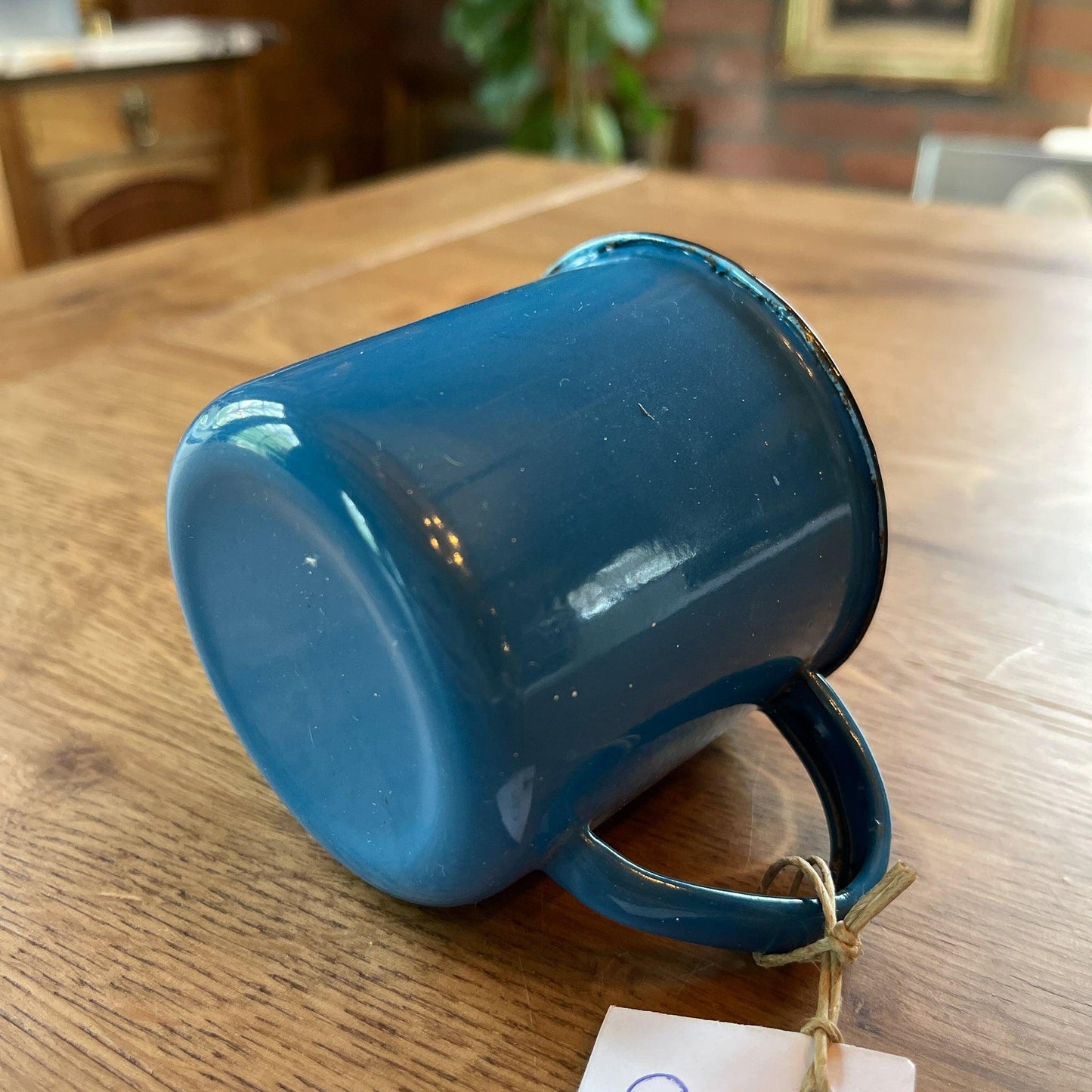 Blauwe emaille beker - Bamestra Curiosa