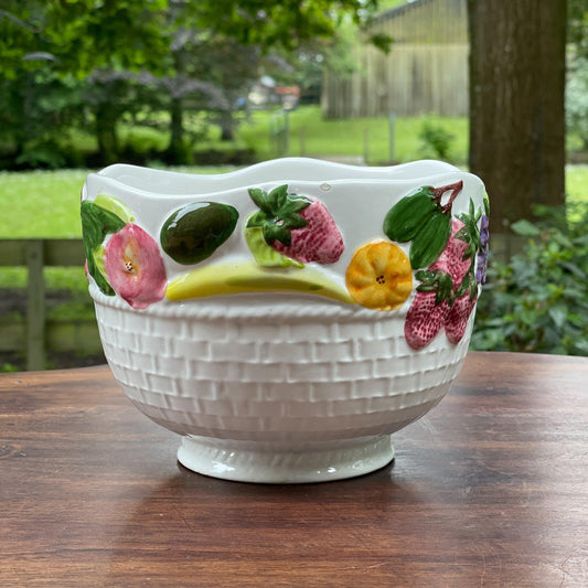 Bloempot met fruitrand - Bamestra Curiosa