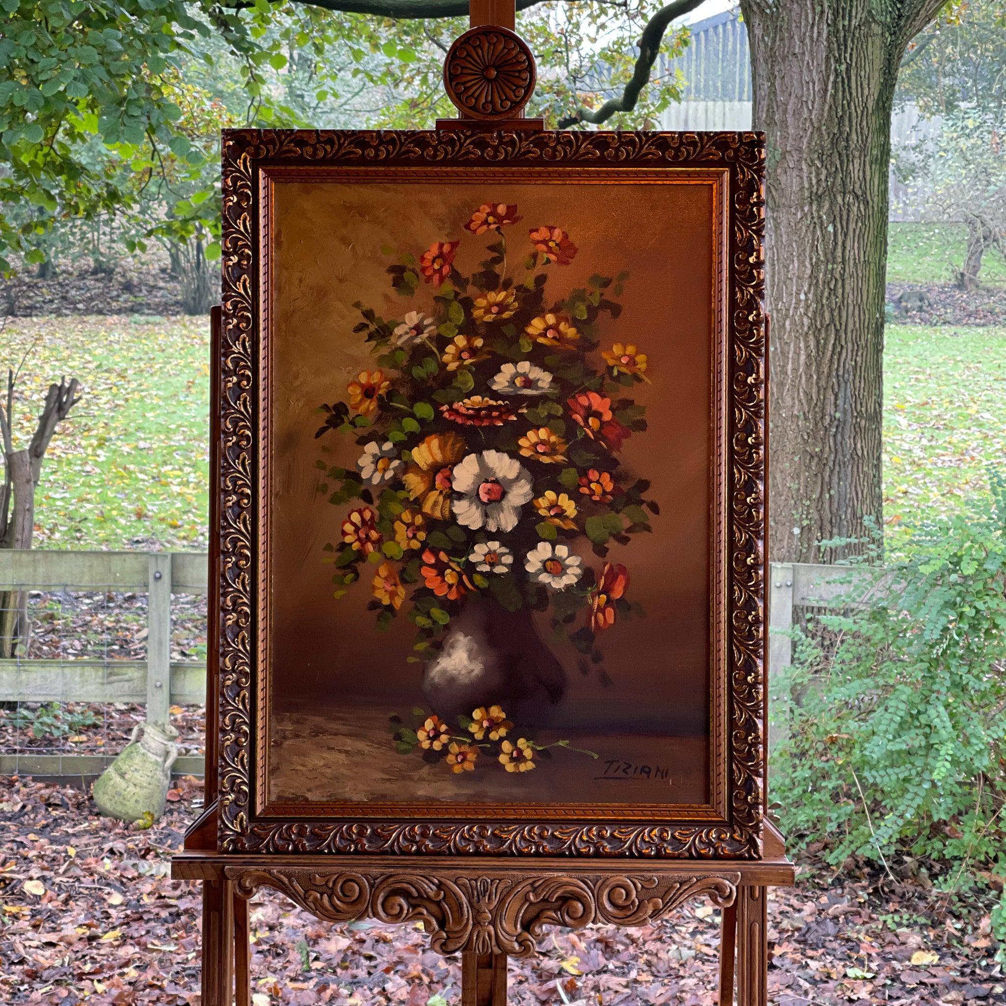 Bloemstilleven olieverf op doek - Tiziani - The Collectionist