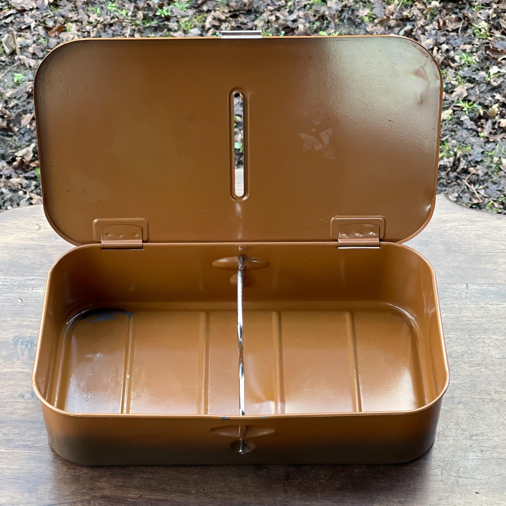 Brabantia metalen poets trommel – vintage huishoudbox Made in Holland - The Collectionist