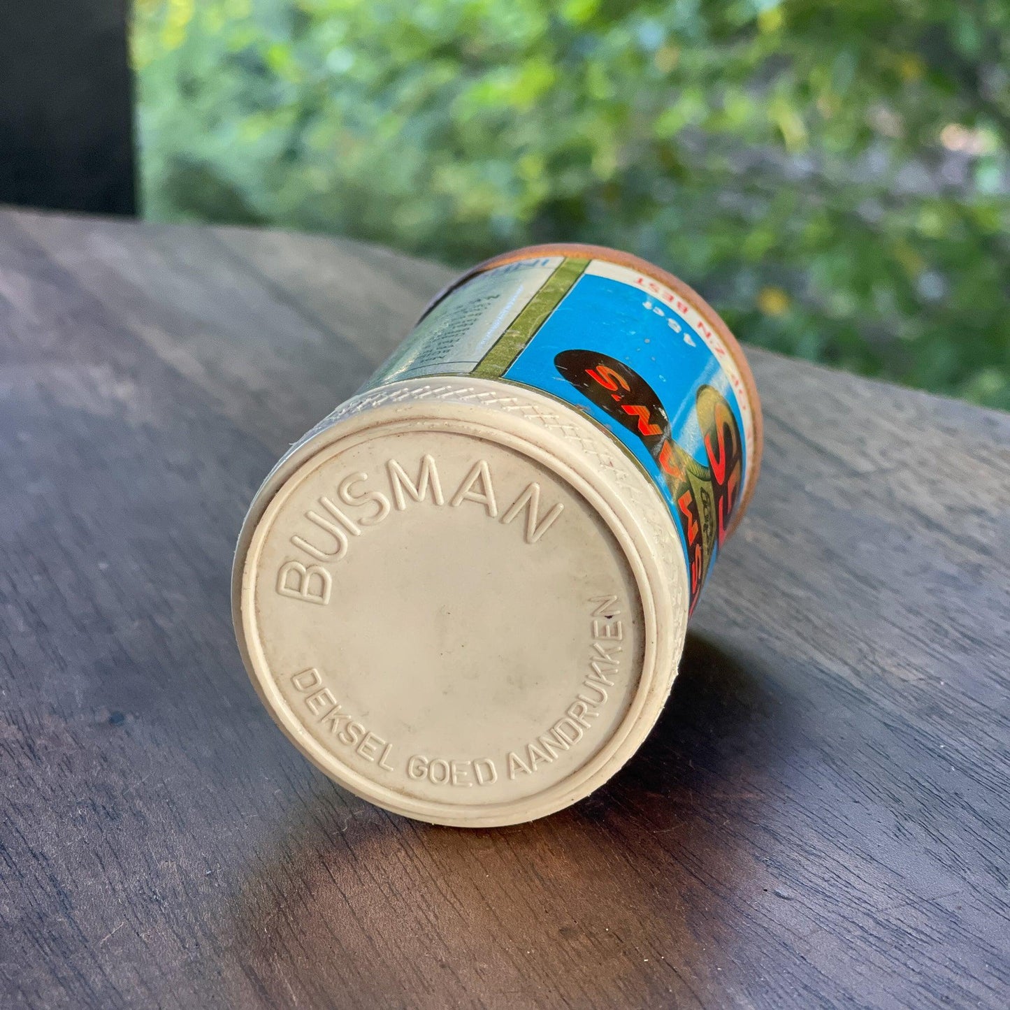 Buisman's koffiestroop blikje - Bamestra Curiosa