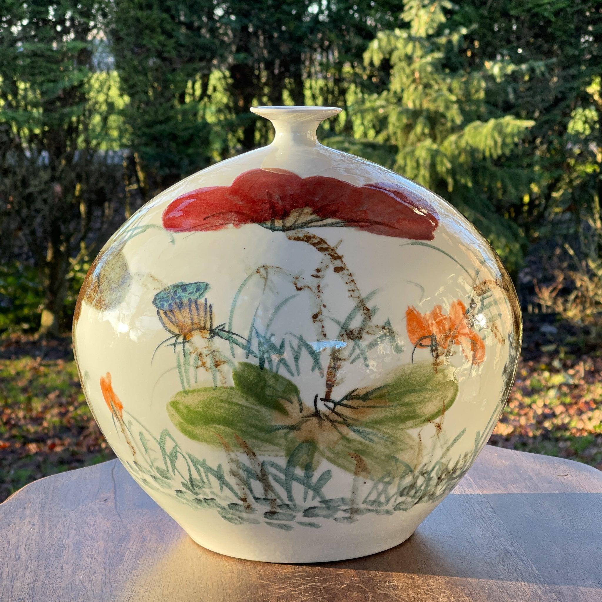 Chinese vaas (30cm doorsnede) - Bamestra Curiosa