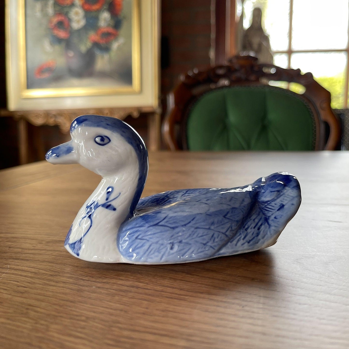 Deksel Eendje Delfts Blauw - Bamestra Curiosa