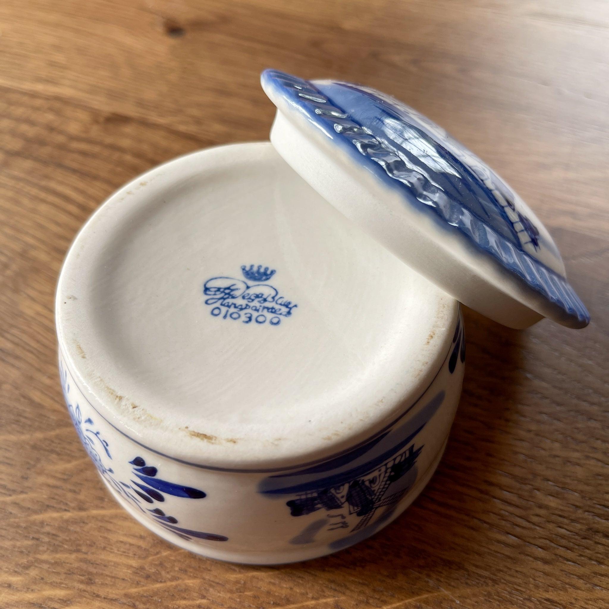 Delfts blauw potje met deksel - The Collectionist