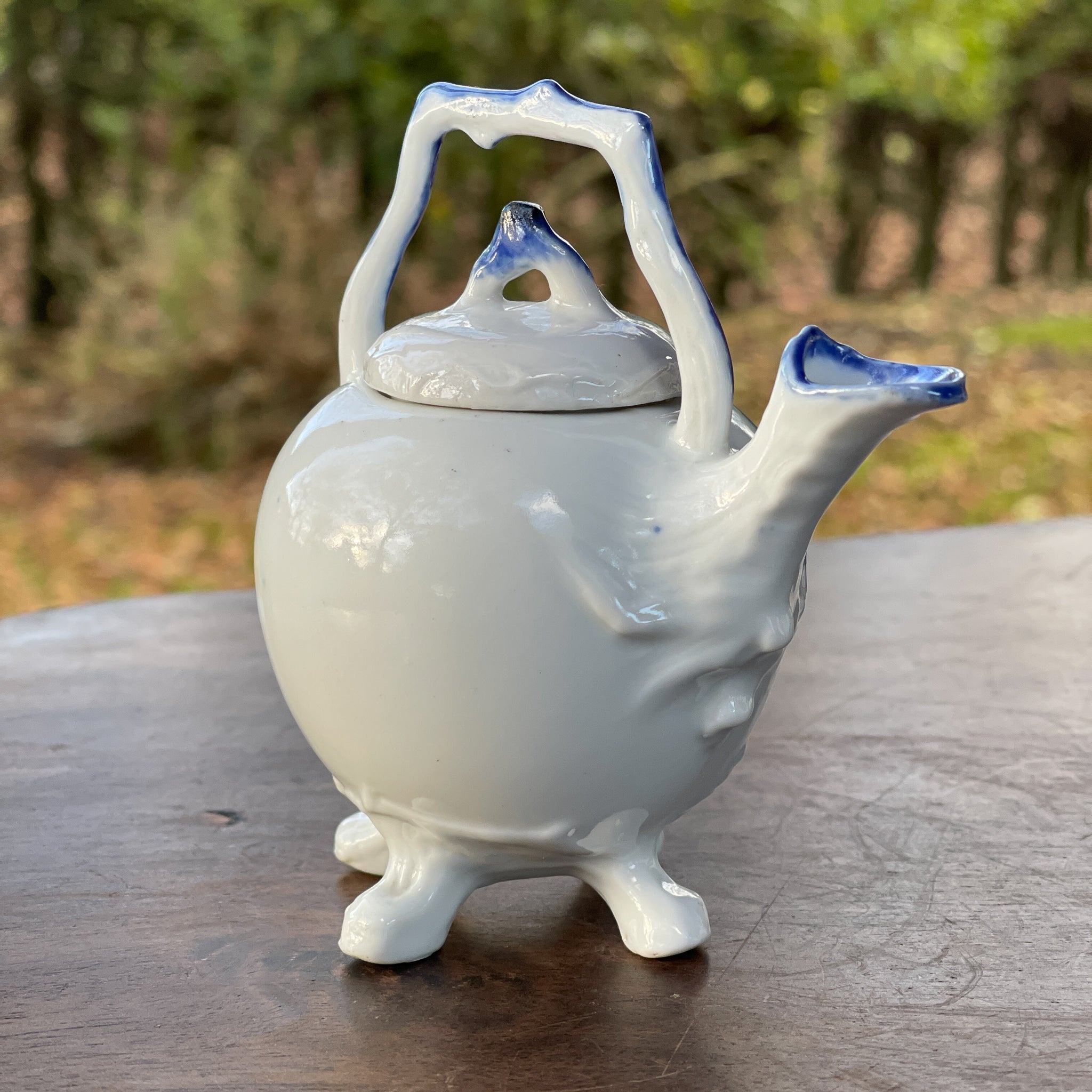 Delfts Blauw Theepotje Zeilbootje - The Collectionist