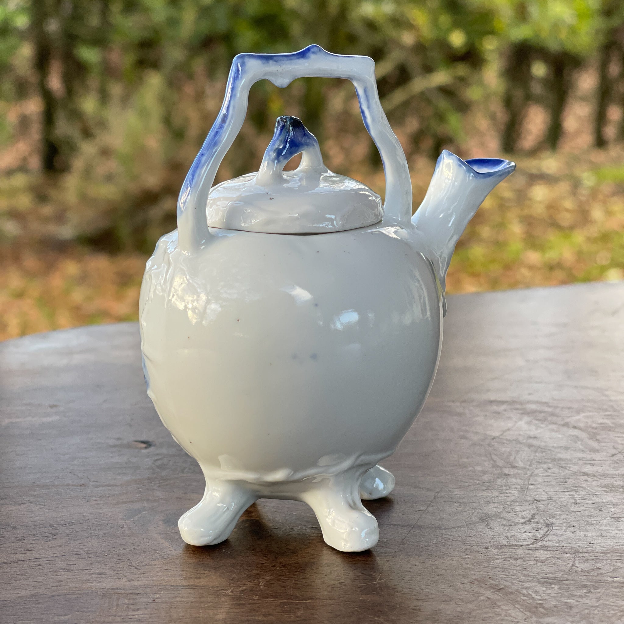 Delfts Blauw Theepotje Zeilbootje - The Collectionist