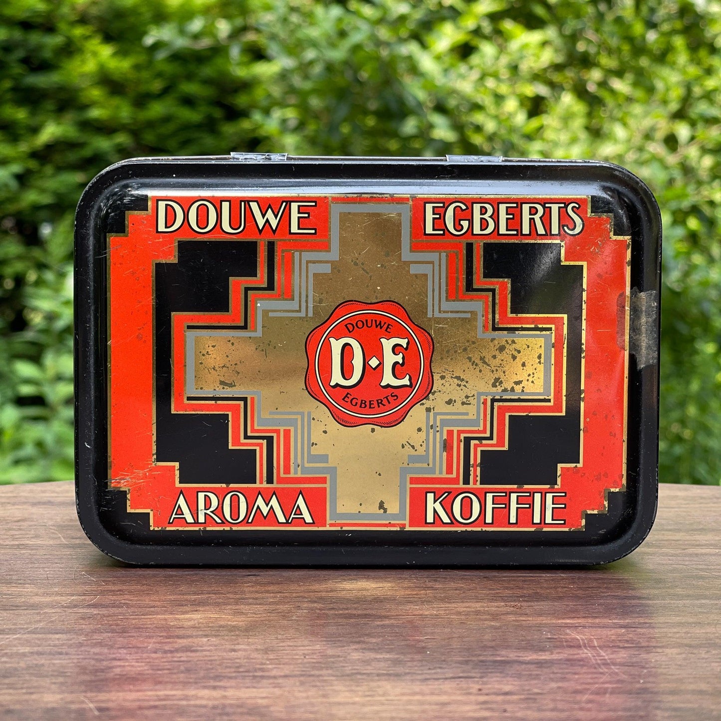 Douwe Egberts Koffie bewaarblik - Bamestra Curiosa