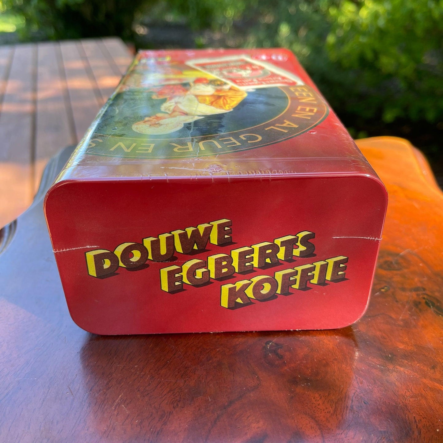 Douwe Egberts koffie bewaarblik (nieuw) - Bamestra Curiosa