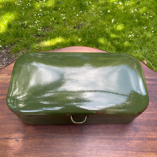 Emaille broodtrommel - Bamestra Curiosa