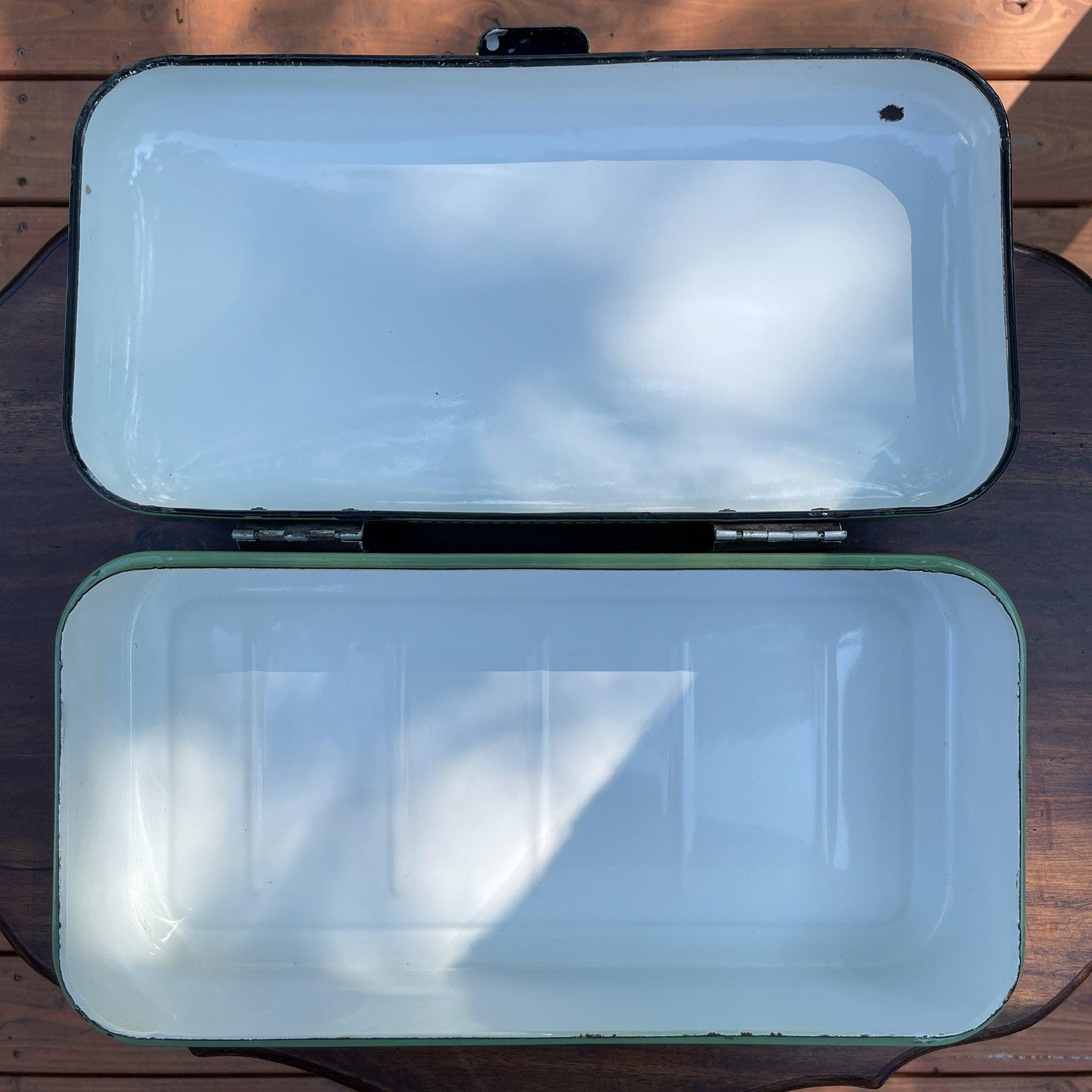 Emaille broodtrommel - Bamestra Curiosa