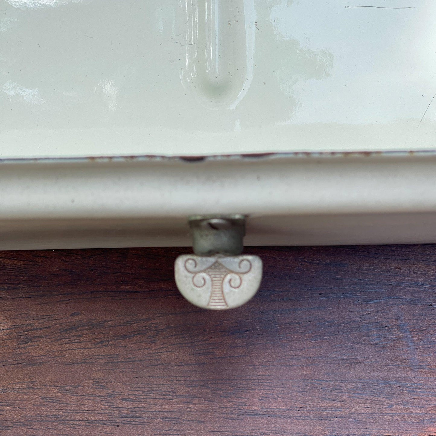 Emaille broodtrommel - Bamestra Curiosa