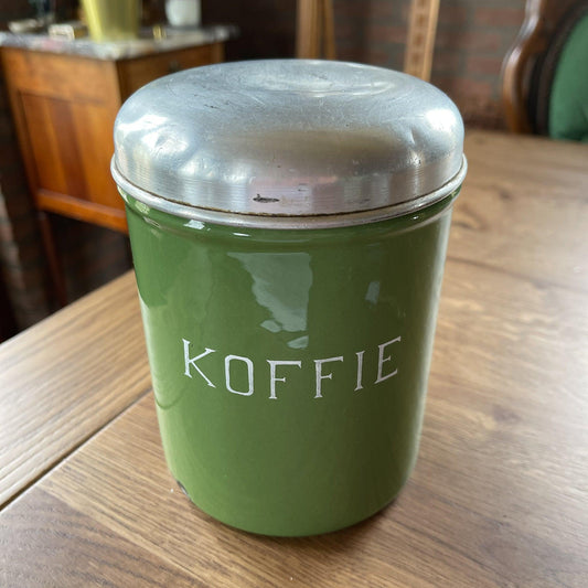 Emaille koffiebus - Bamestra Curiosa