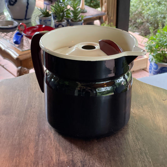 Emaille melkkoker - Bamestra Curiosa