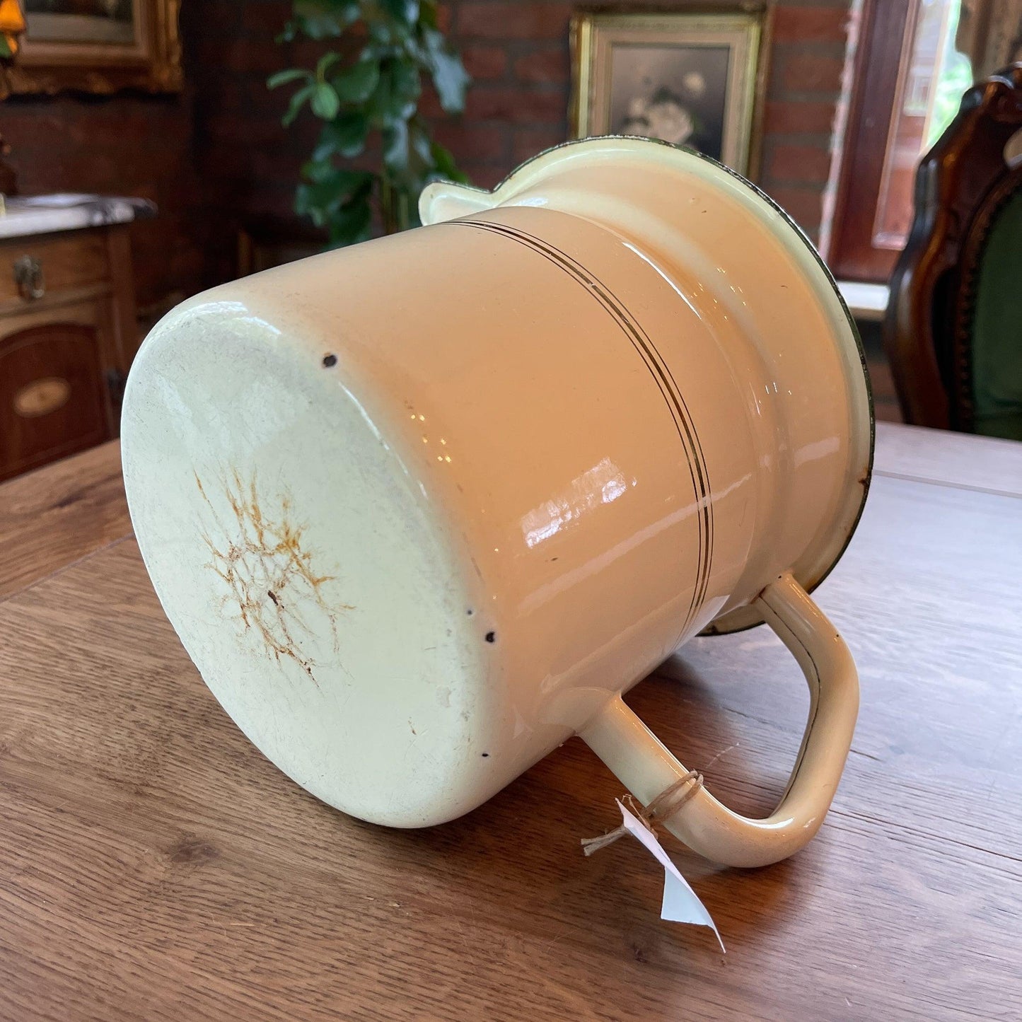 Emaille melkkoker - Bamestra Curiosa