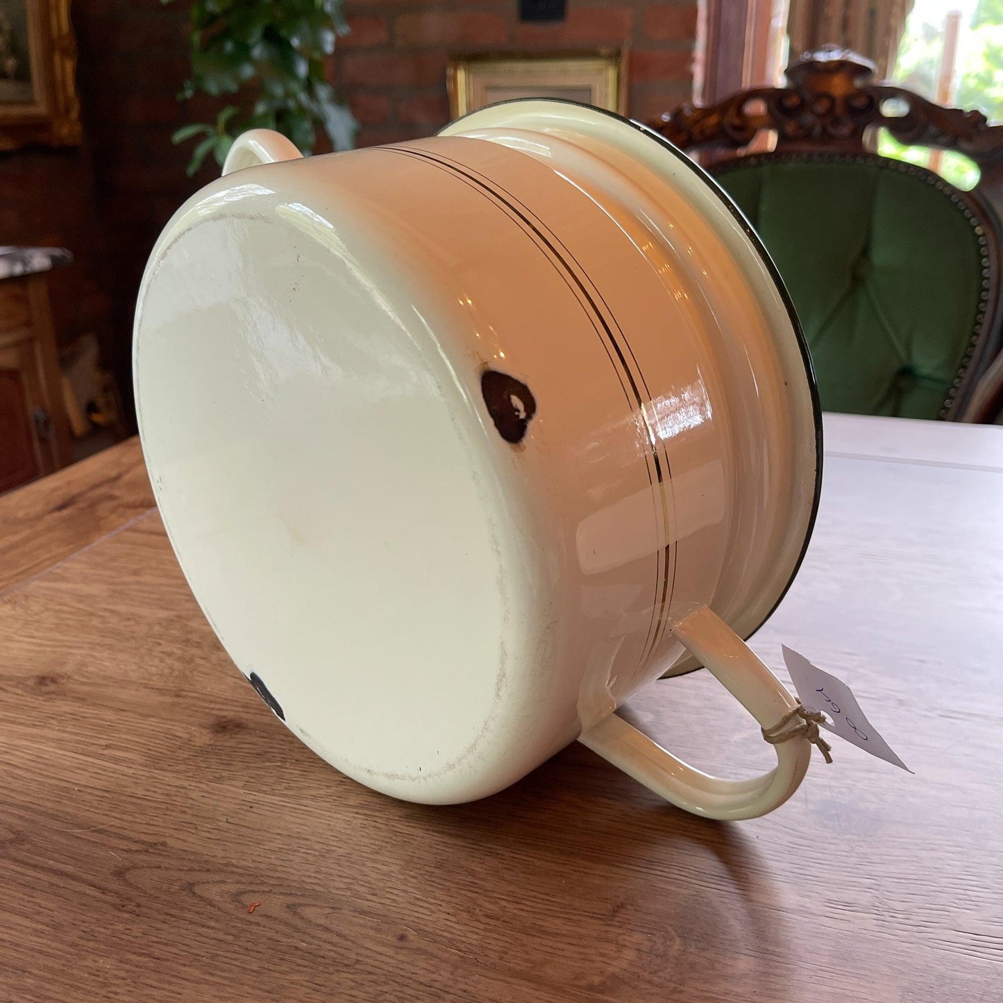 Emaille pan met deksel - Bamestra Curiosa