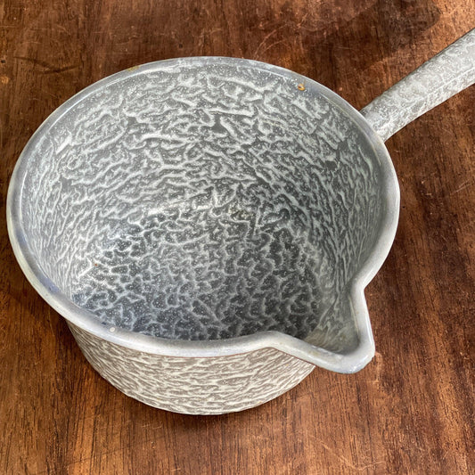 Emaille schenk steelpan - Bamestra Curiosa