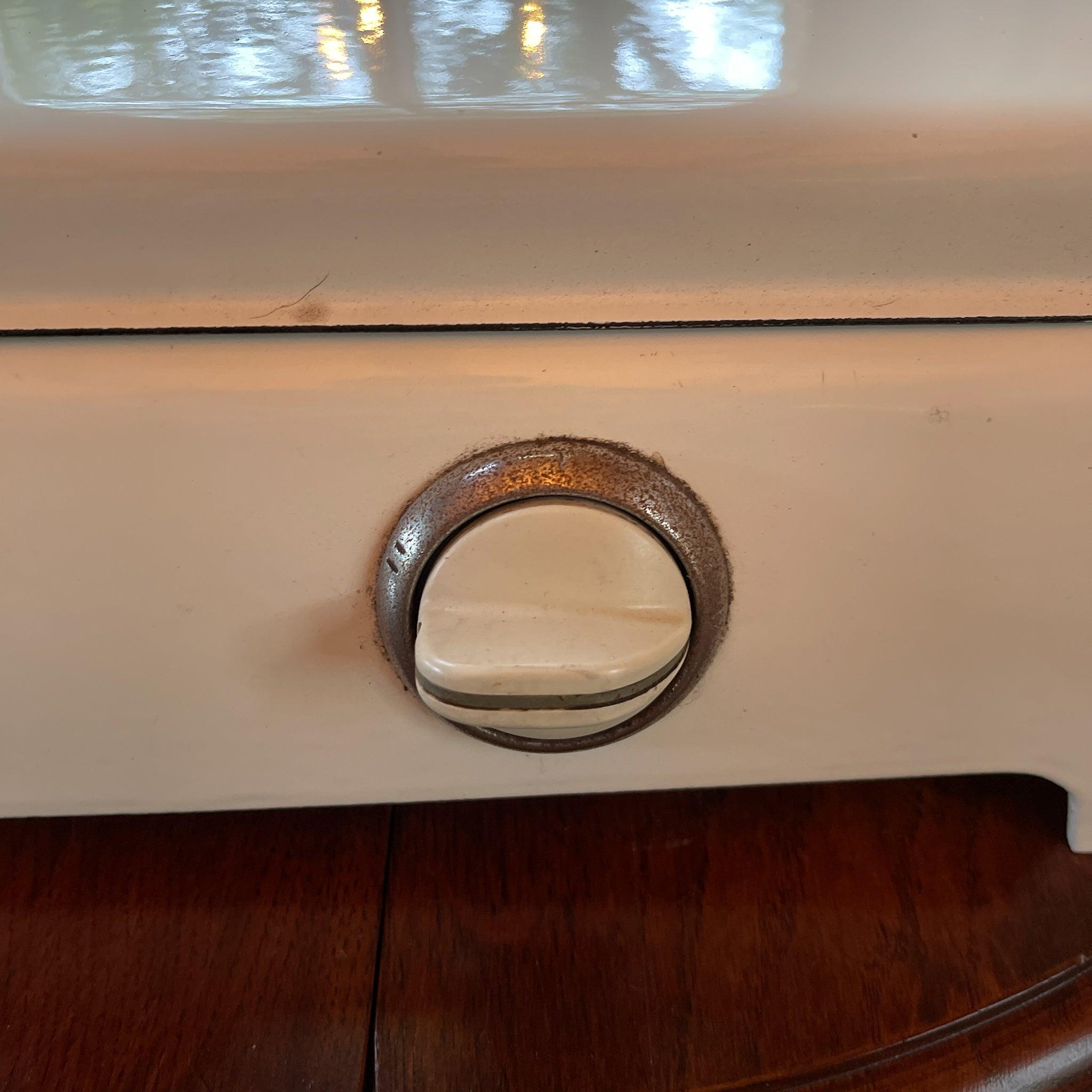 Emaille tweepits gasstel van Ataq - The Collectionist