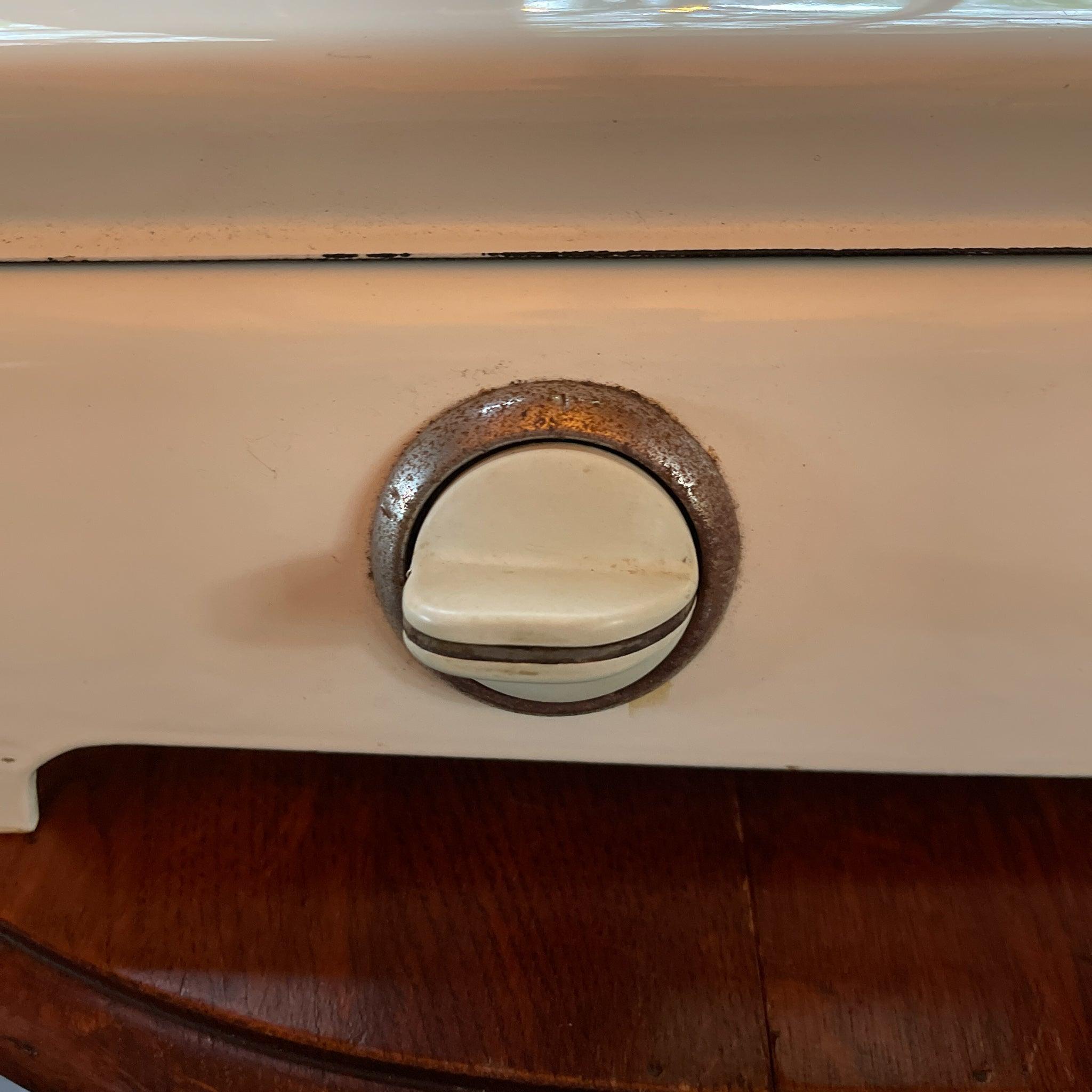 Emaille tweepits gasstel van Ataq - The Collectionist