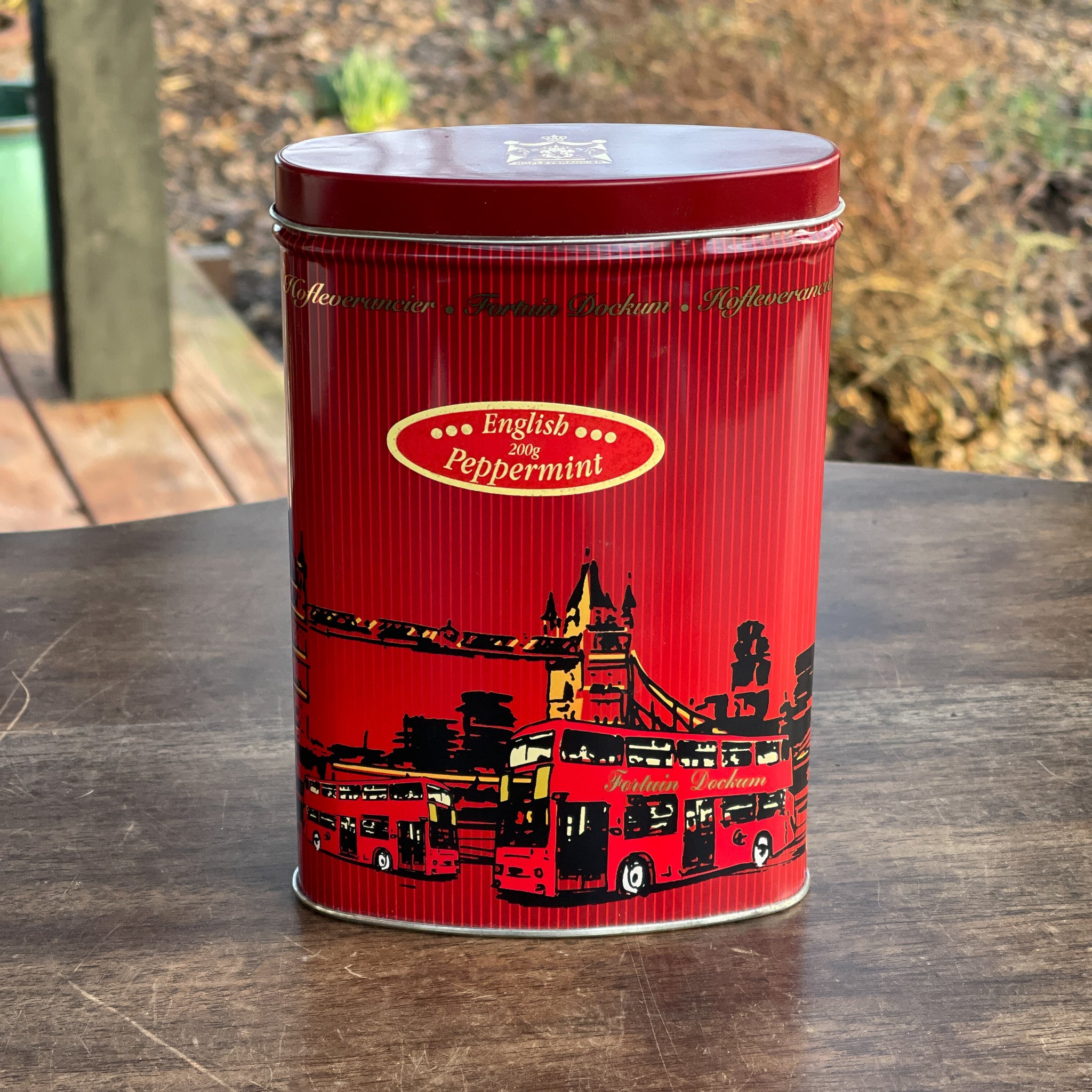 English Peppermint Blik Van Hofleverancier Fortuin Dockum - The Collectionist