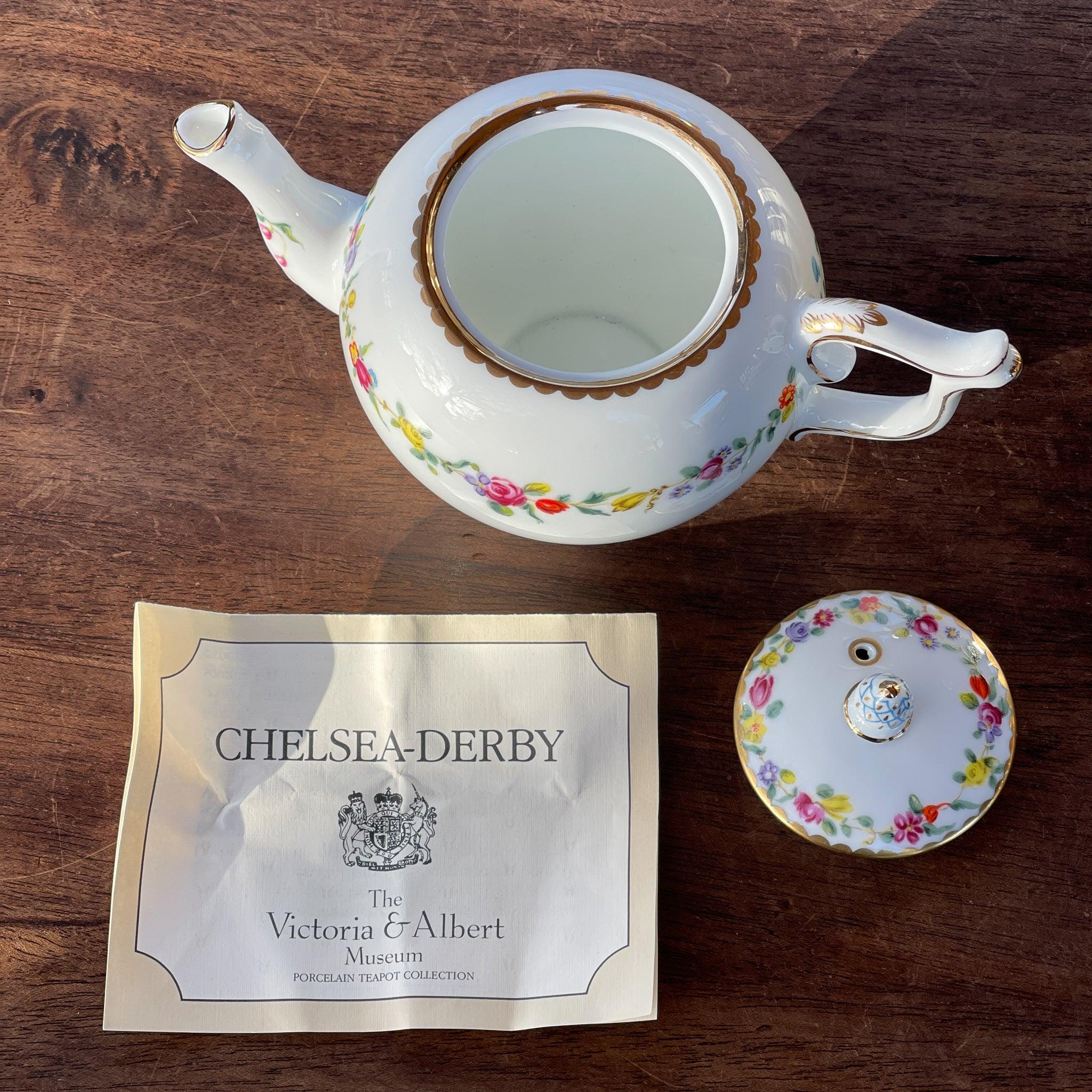 Franklin Mint replica theepot Chelsea - Derby - The Collectionist