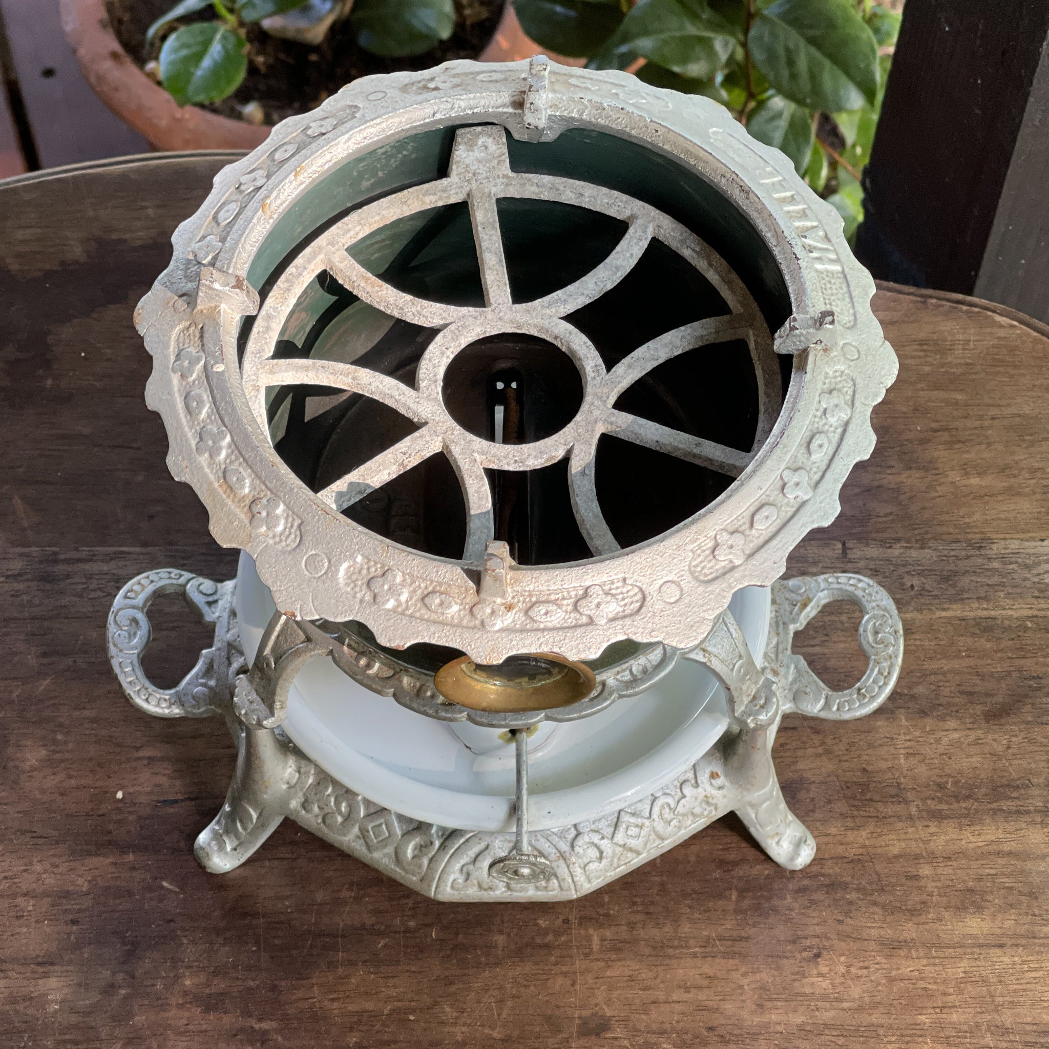 Gietijzeren 1 Pits Original Haller Petroleumstel - The Collectionist