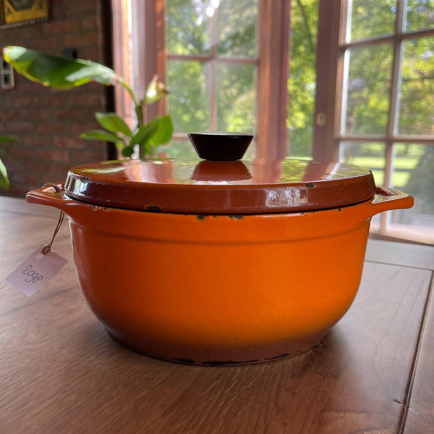 Gietijzeren Emalco braadpan met emaille deksel - Bamestra Curiosa