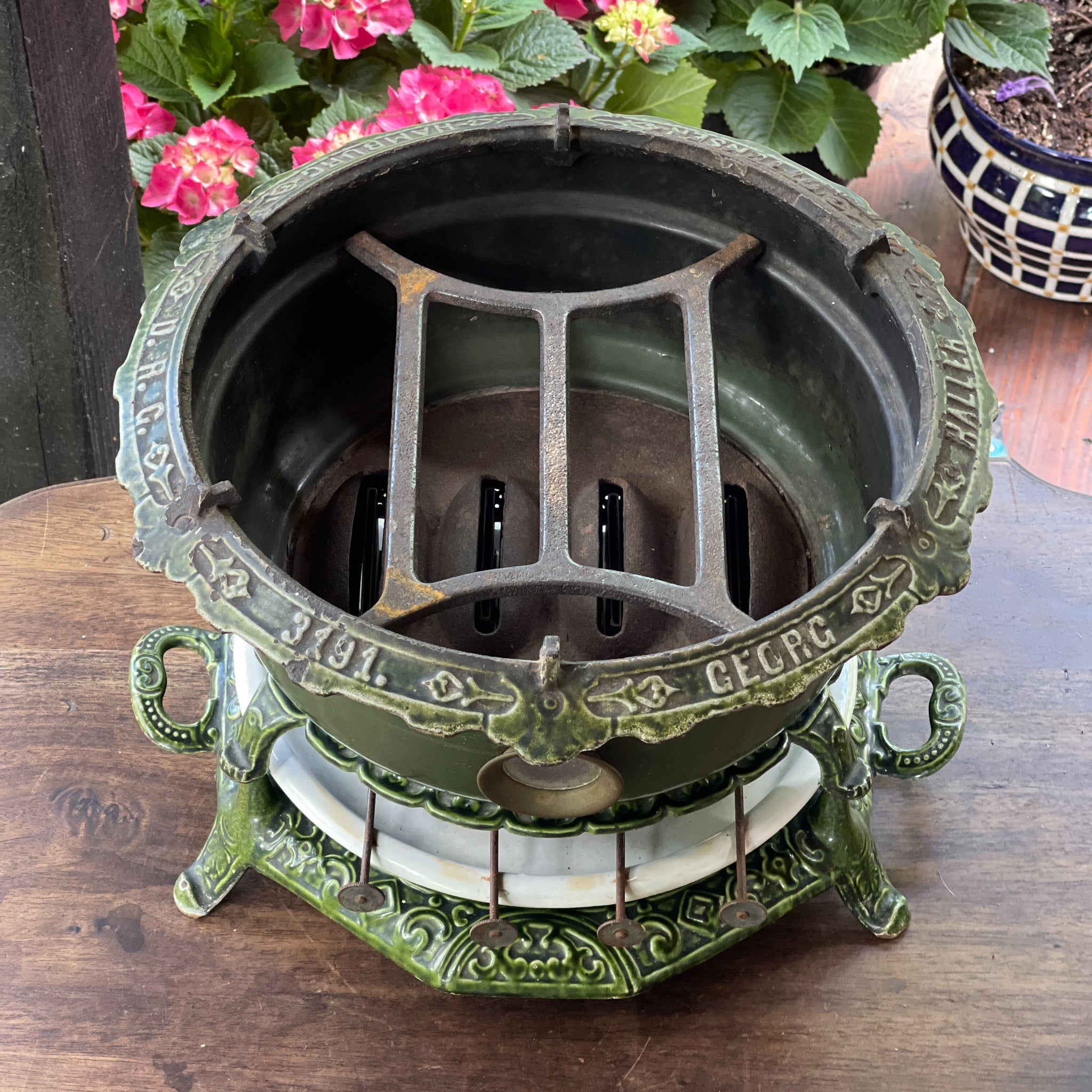 Gietijzeren Original Haller 4 Pits Petroleumstel - The Collectionist