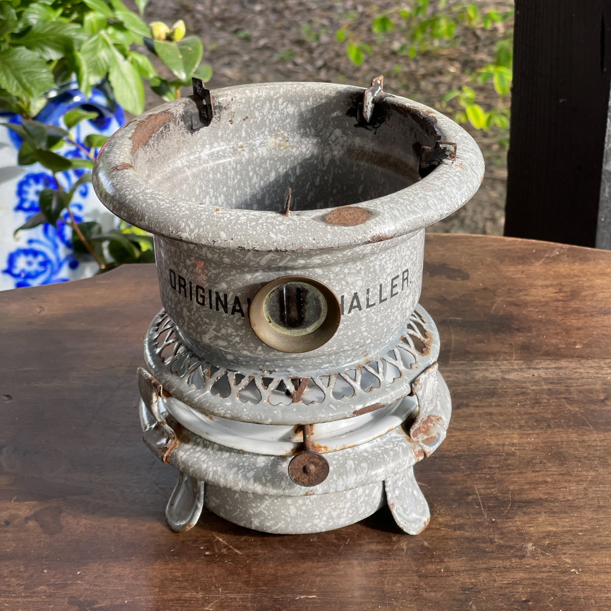 Grijs Gewolkte Original Haller Petroleumstel - The Collectionist