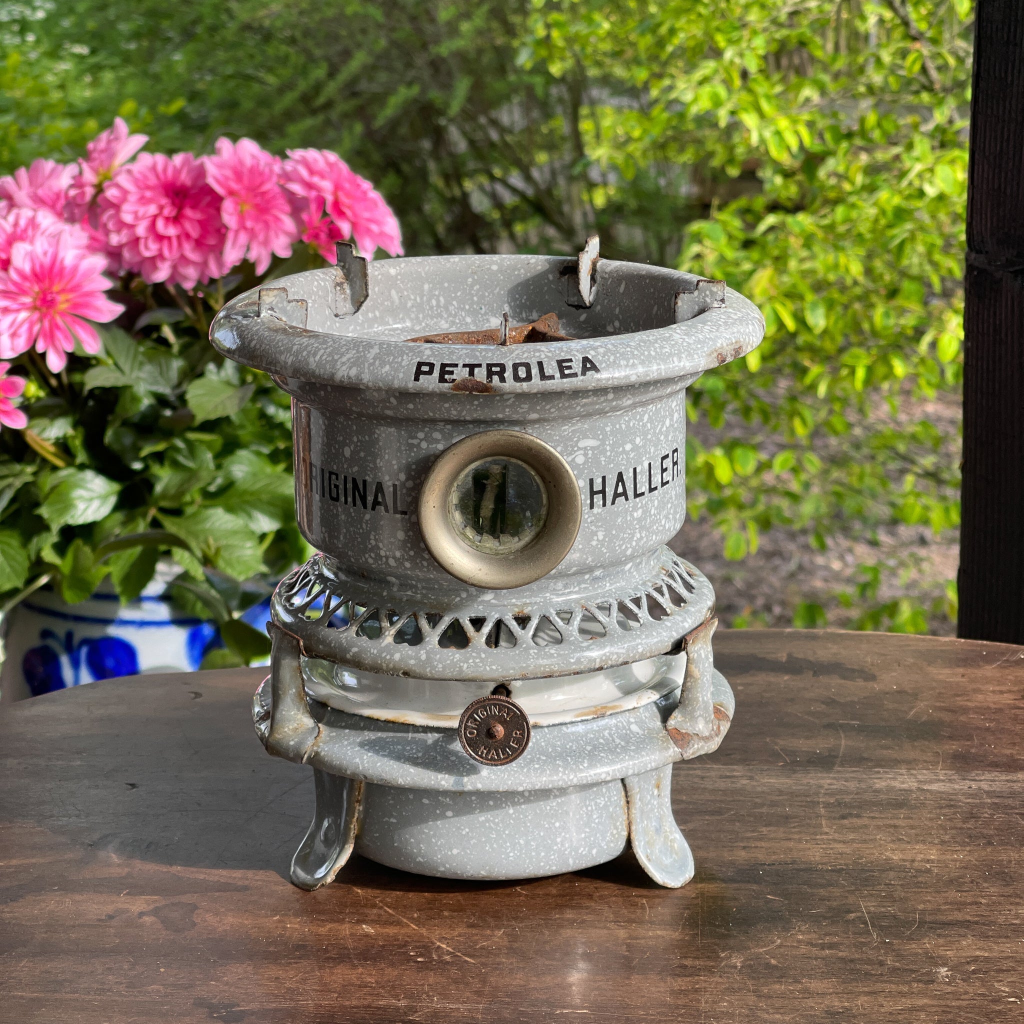 Grijs Gewolkte Original Haller Petroleumstel - The Collectionist