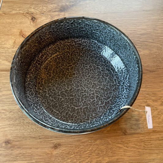 Grijze emaille schaal - Bamestra Curiosa