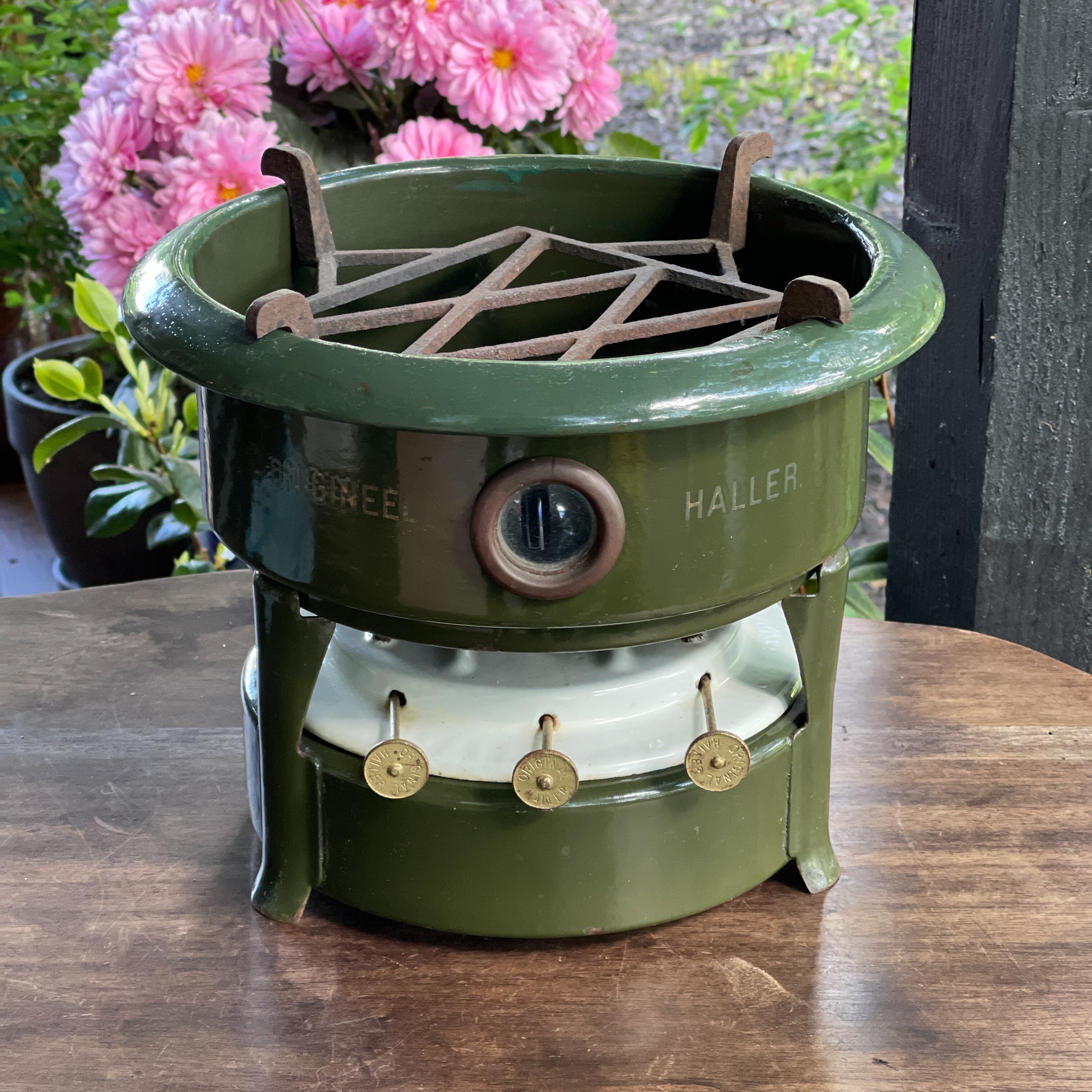 Groene 3 Pits Original Haller Petroleumstel - The Collectionist