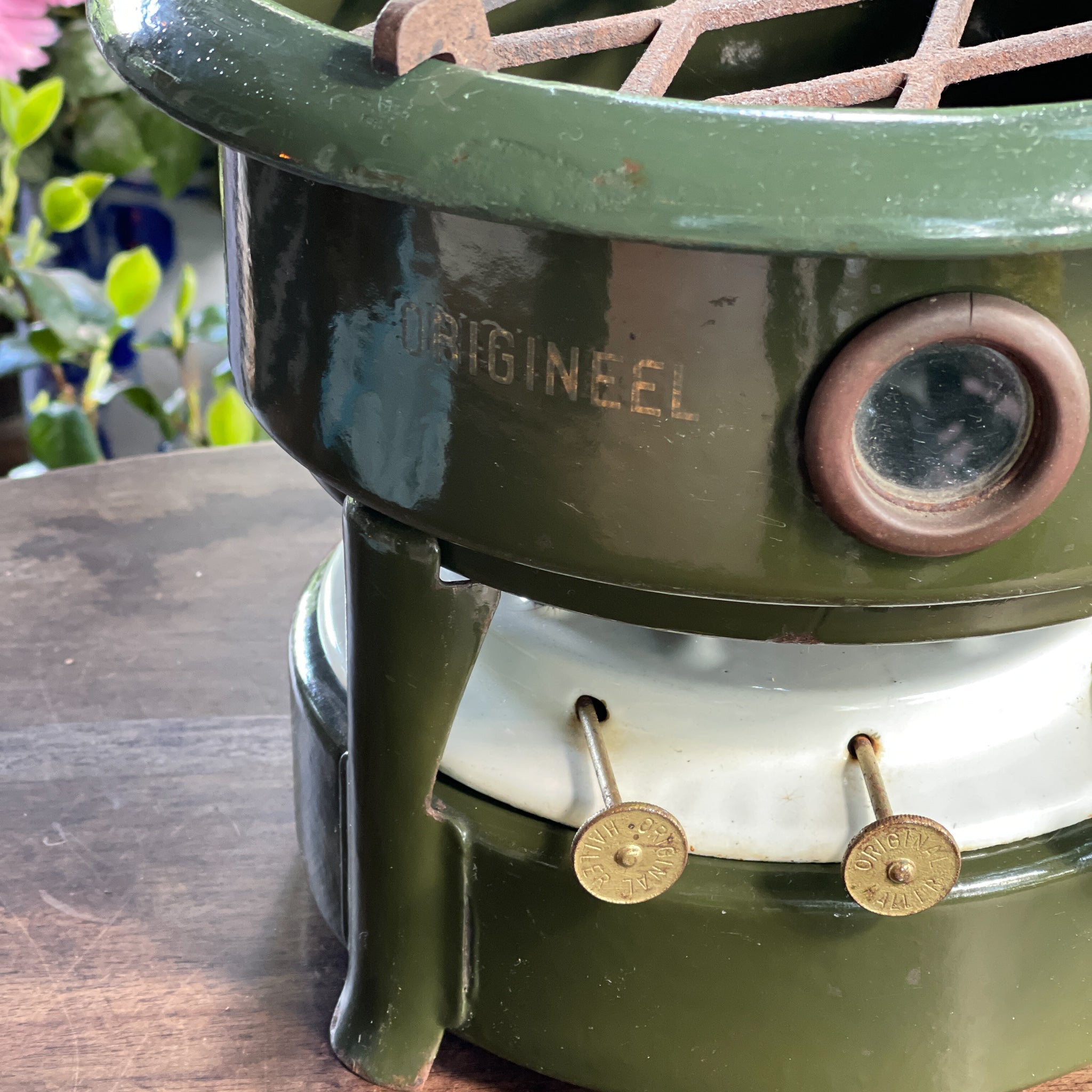 Groene 3 Pits Original Haller Petroleumstel - The Collectionist