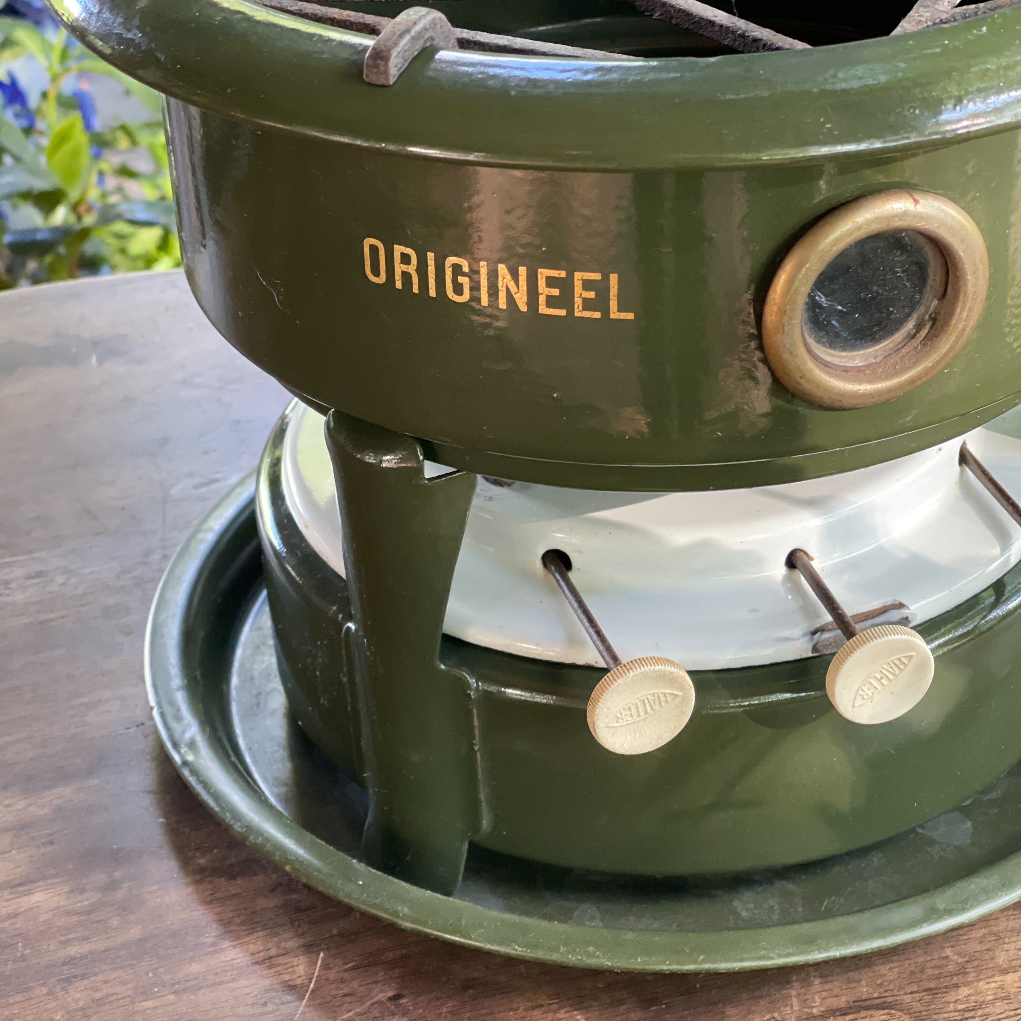 Groene 3 Pits Original Haller Petroleumstel - The Collectionist