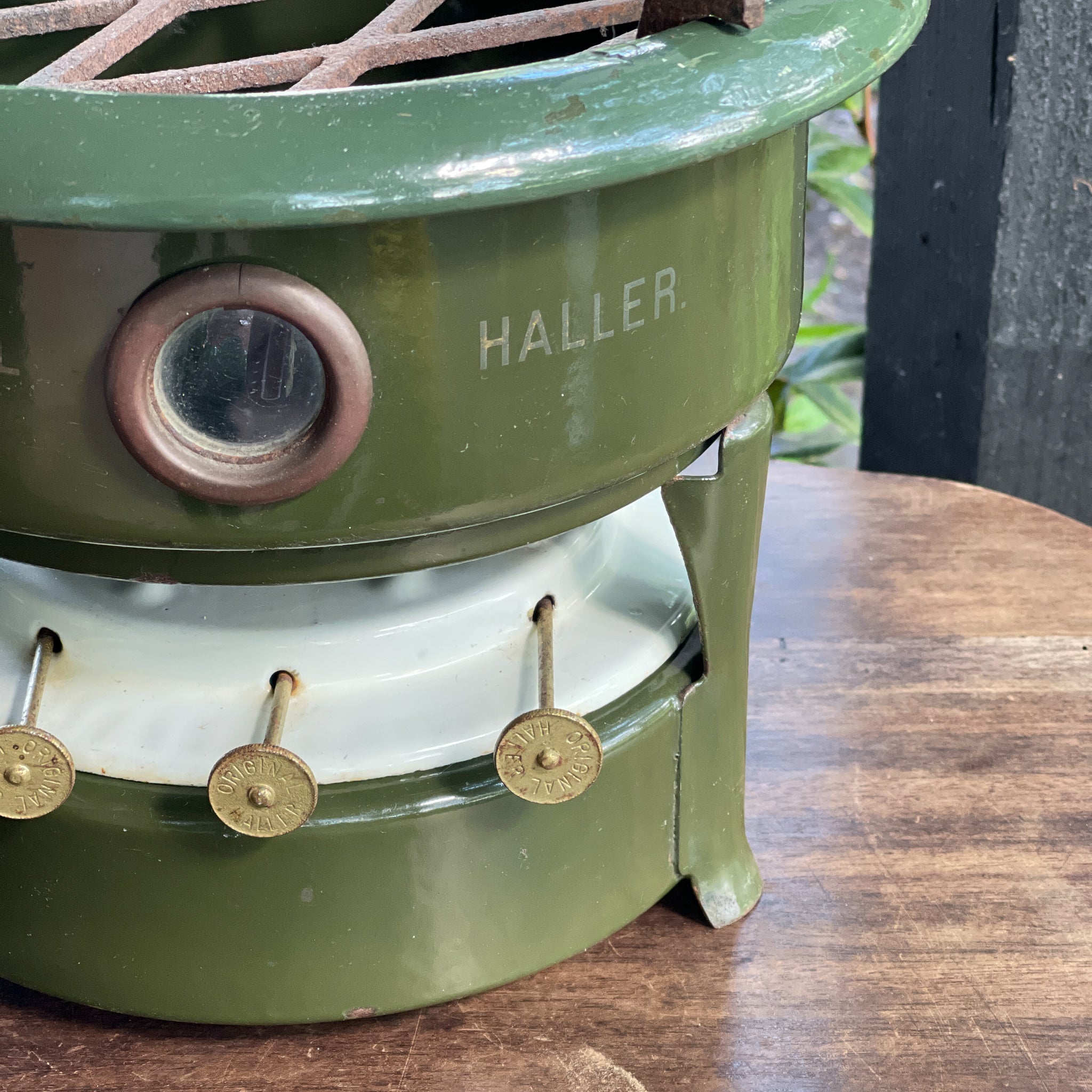 Groene 3 Pits Original Haller Petroleumstel - The Collectionist