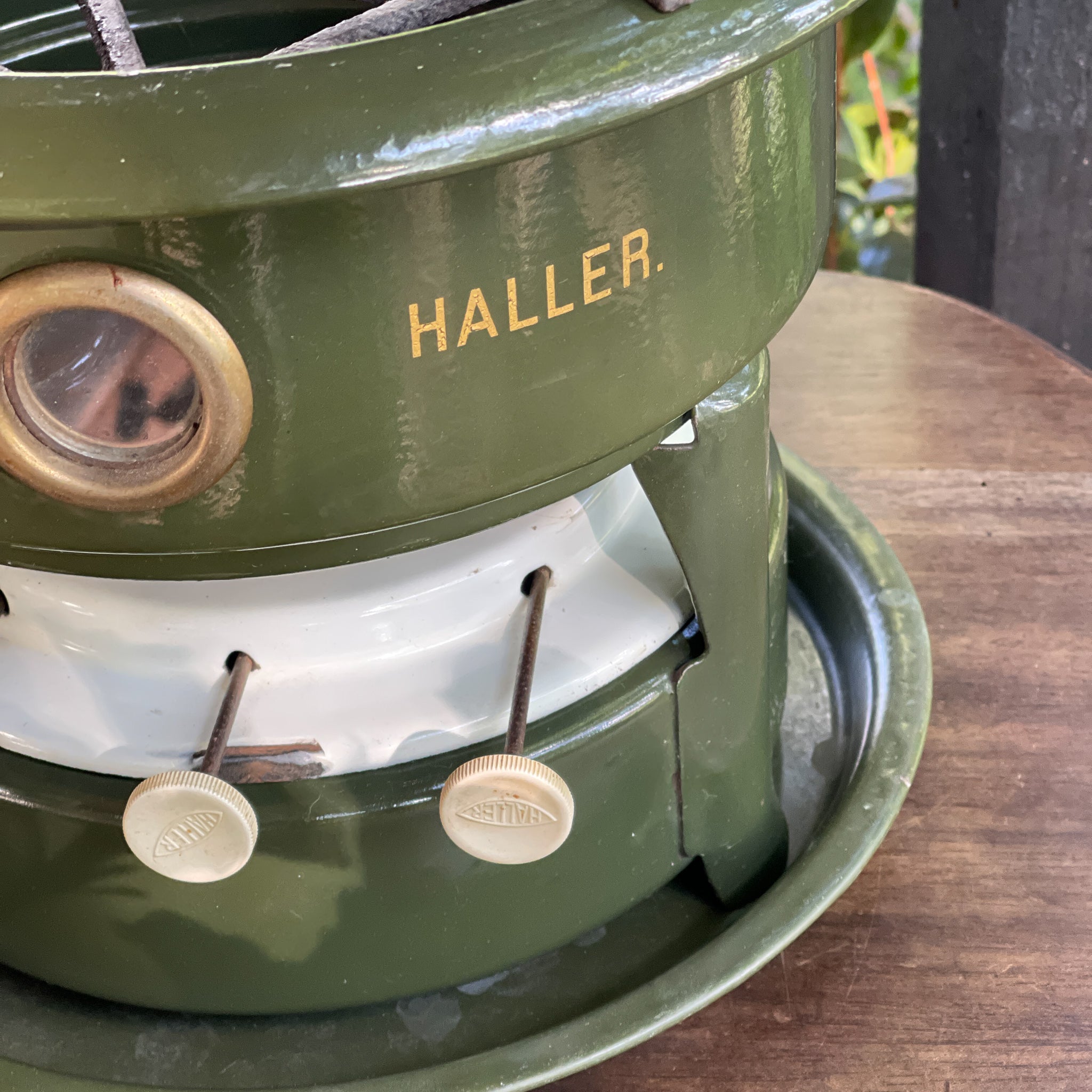 Groene 3 Pits Original Haller Petroleumstel - The Collectionist