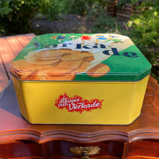 Groot koekblik van Verkade - Bamestra Curiosa