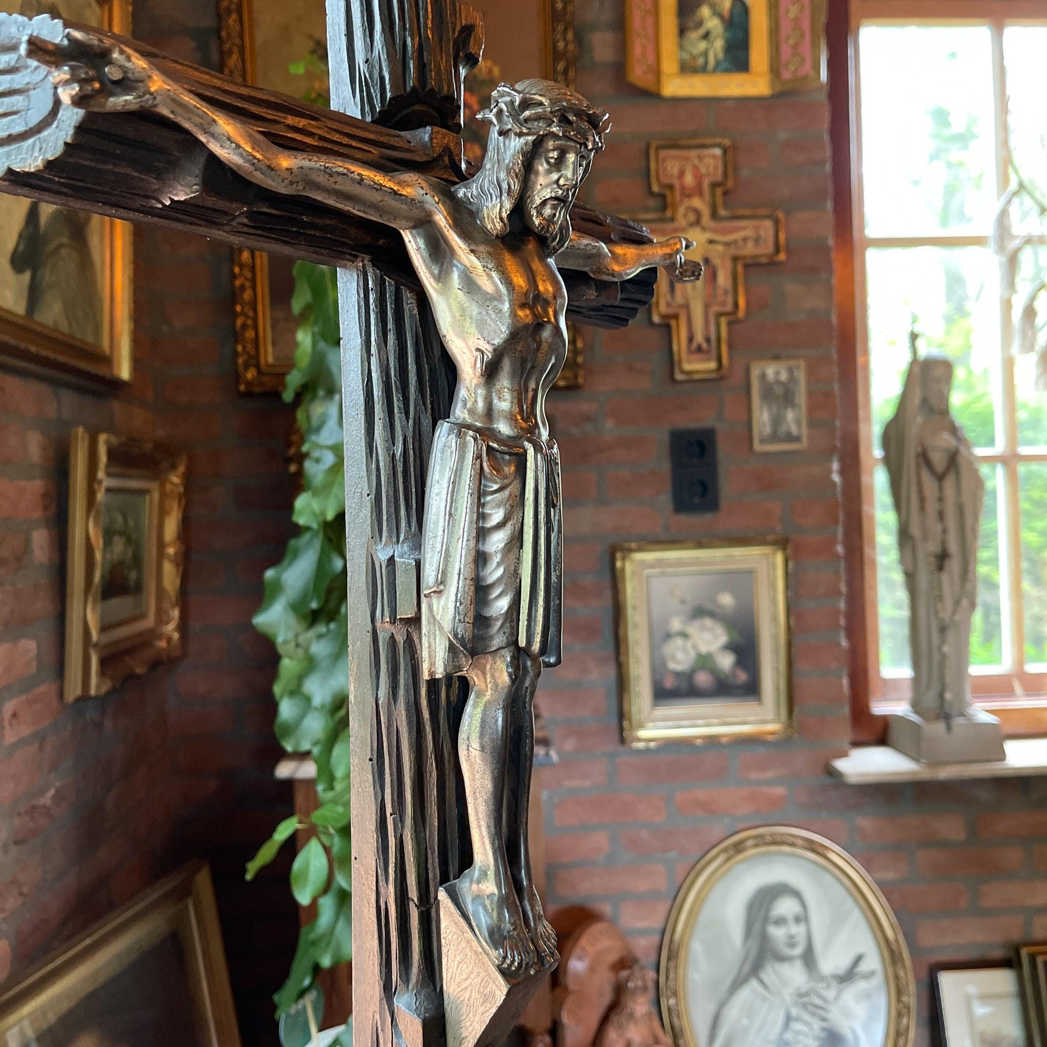 Grote antieke crucifix - The Collectionist