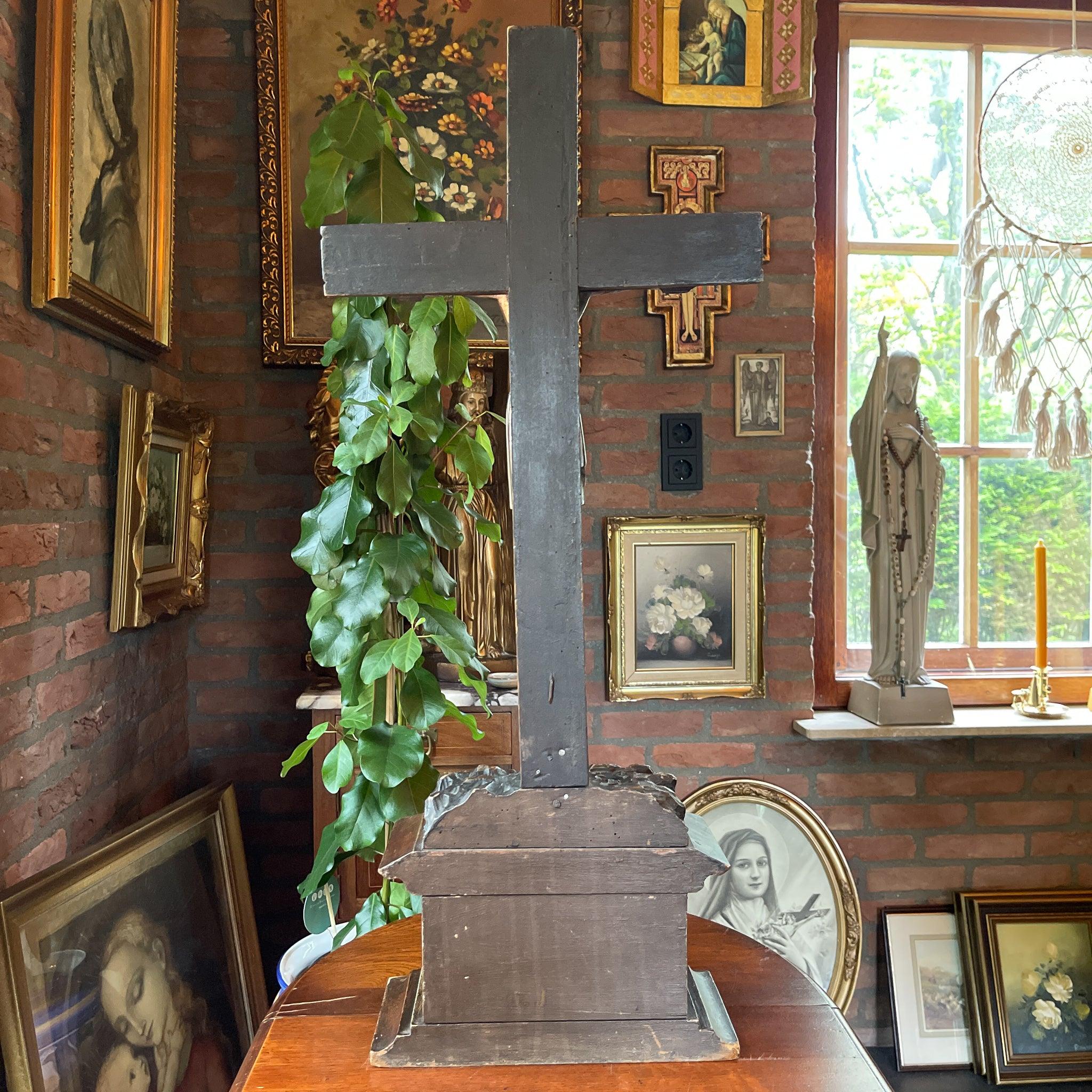 Grote antieke crucifix - The Collectionist