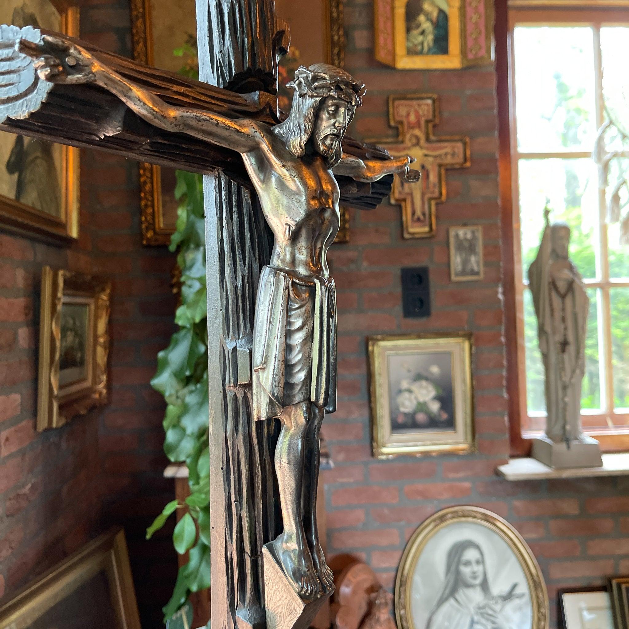 Grote antieke crucifix - The Collectionist