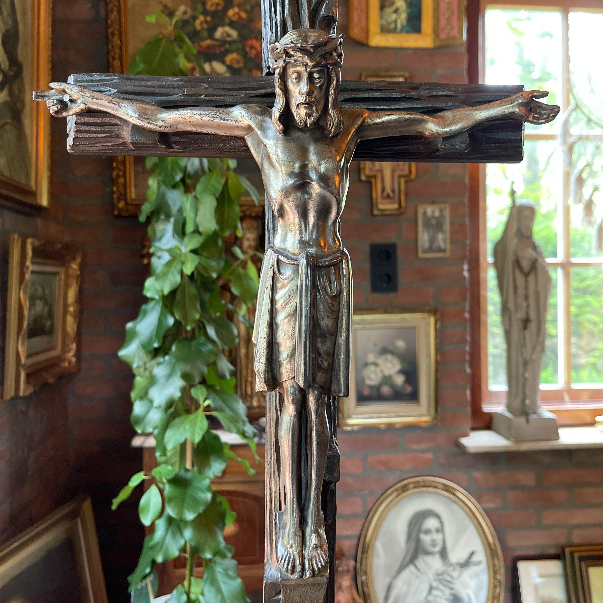 Grote antieke crucifix - The Collectionist