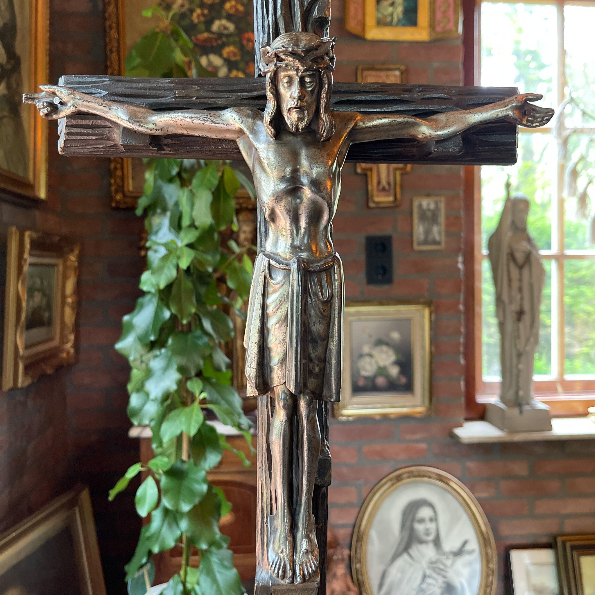 Grote antieke crucifix - The Collectionist