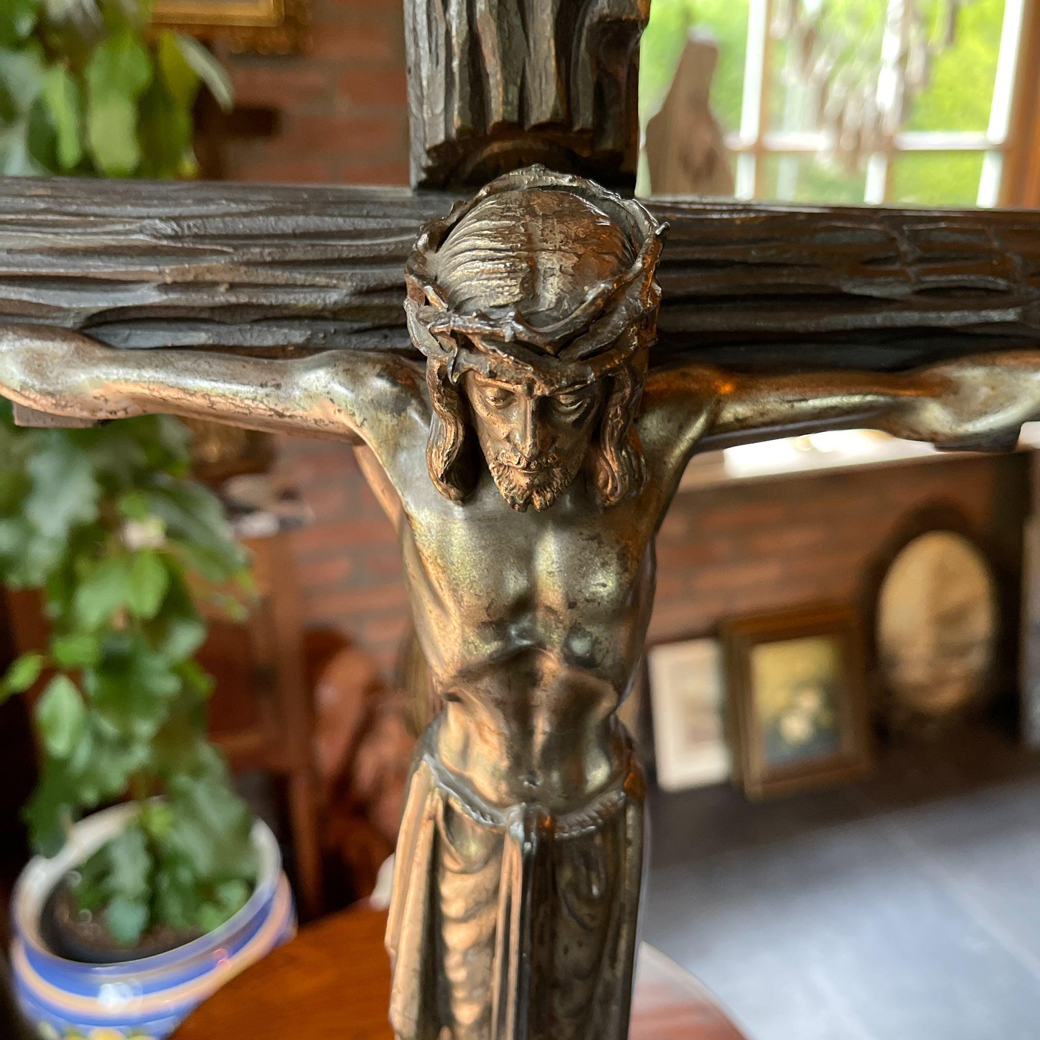 Grote antieke crucifix - The Collectionist