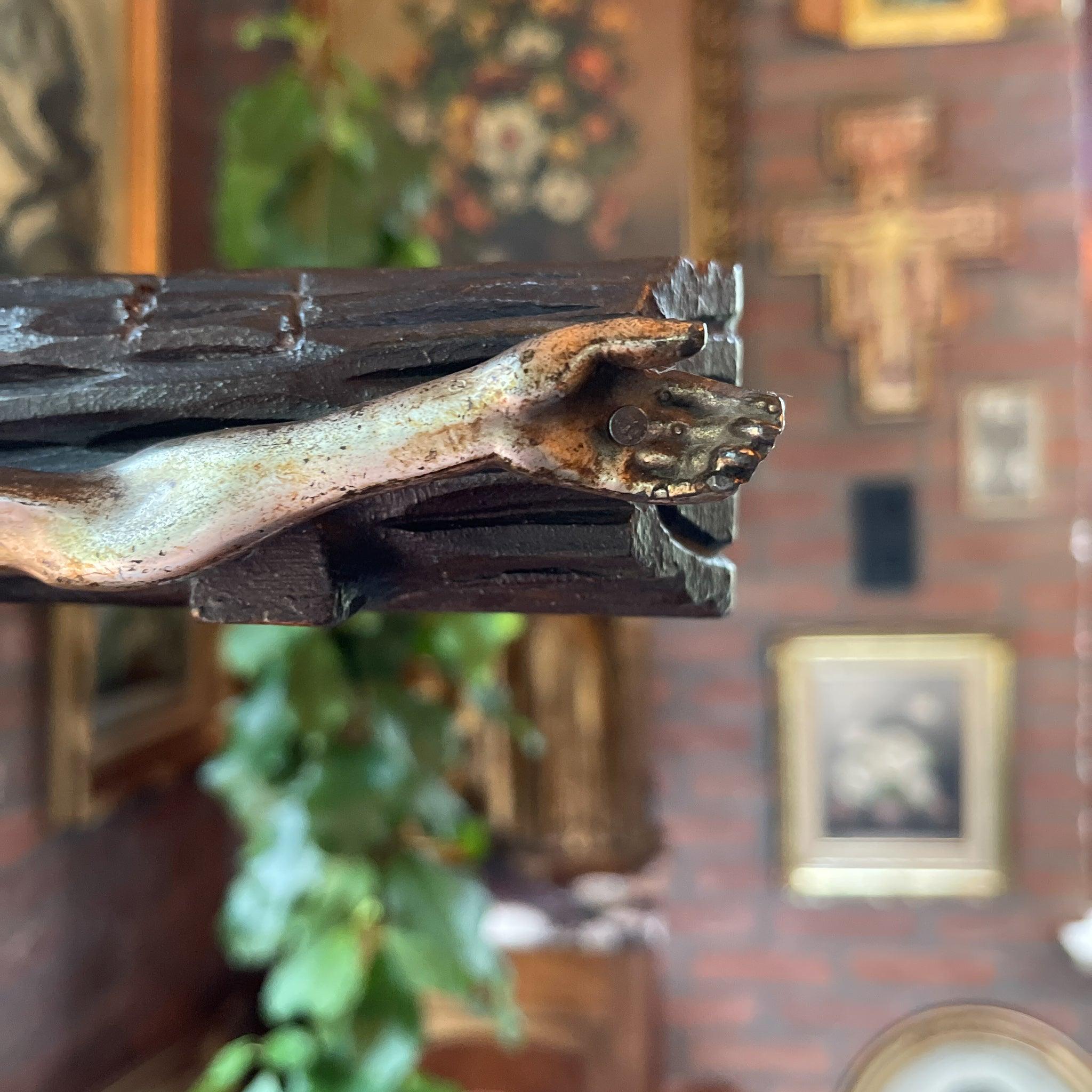 Grote antieke crucifix - The Collectionist